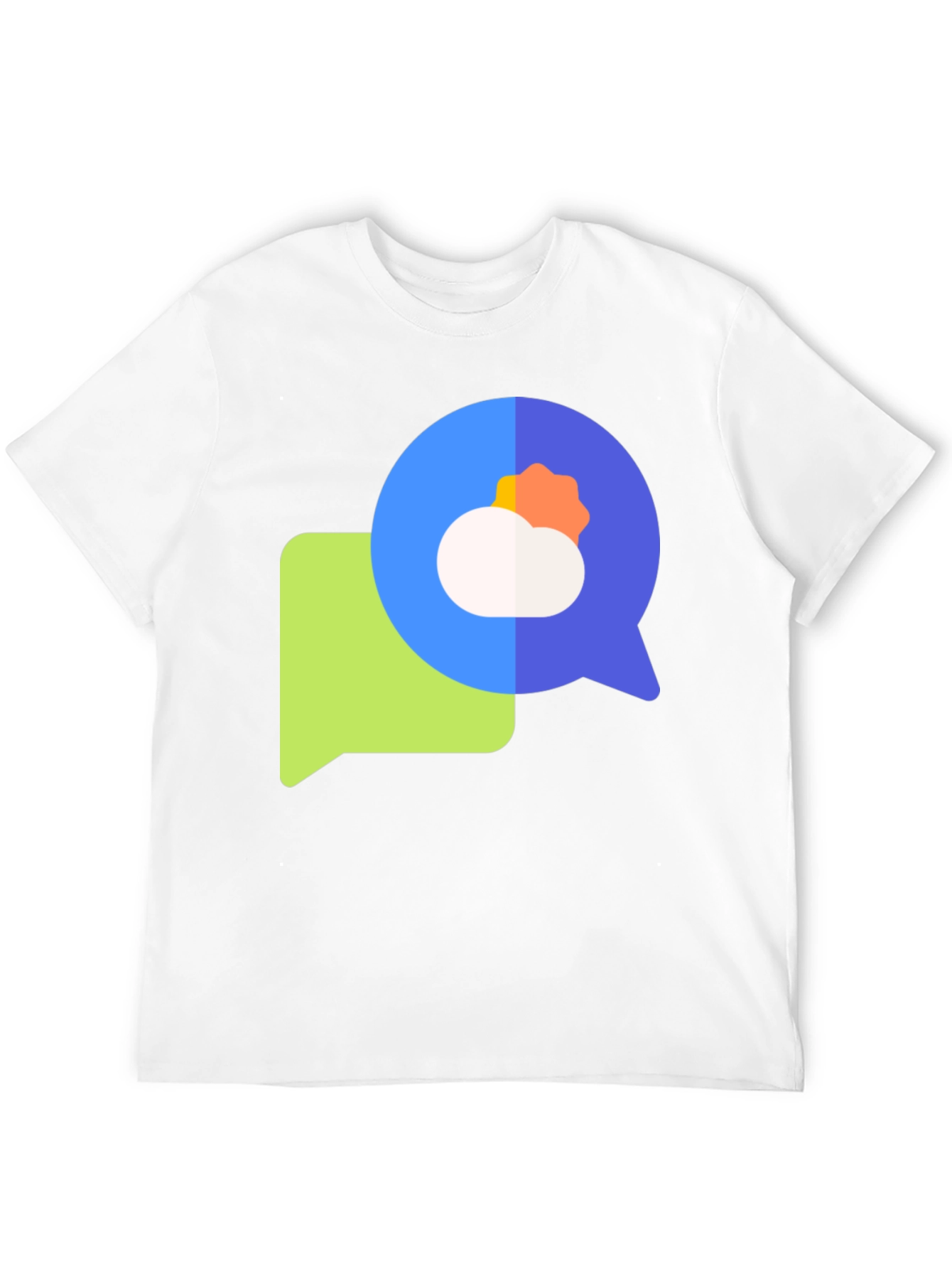 Weather Chat Graphic T-Shirt - Black