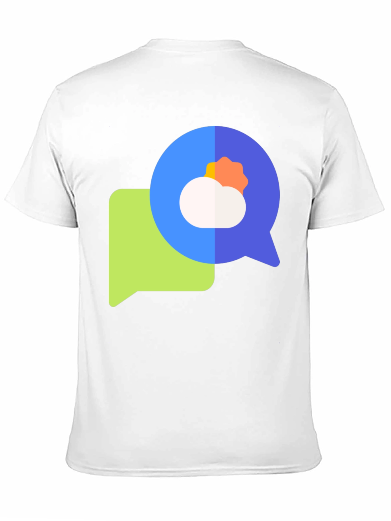 Weather Chat Graphic T-Shirt - Black
