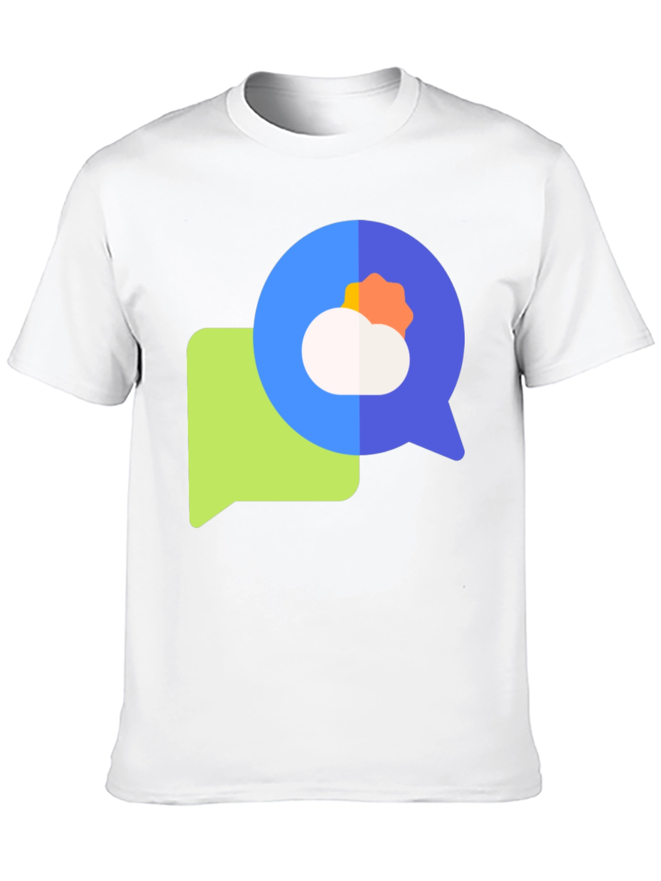 Weather Chat Graphic T-Shirt - Black