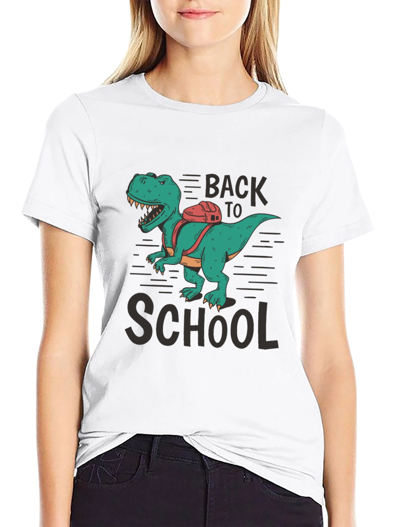 Dino Back to School T-Shirt - Fun Graphic Tee
