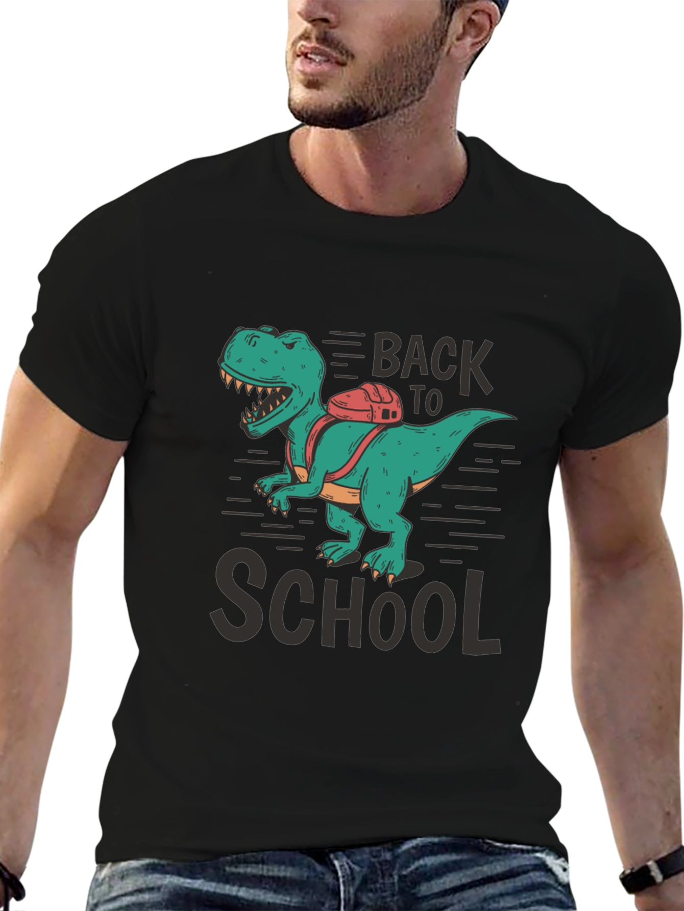 Dino Back to School T-Shirt - Fun Graphic Tee