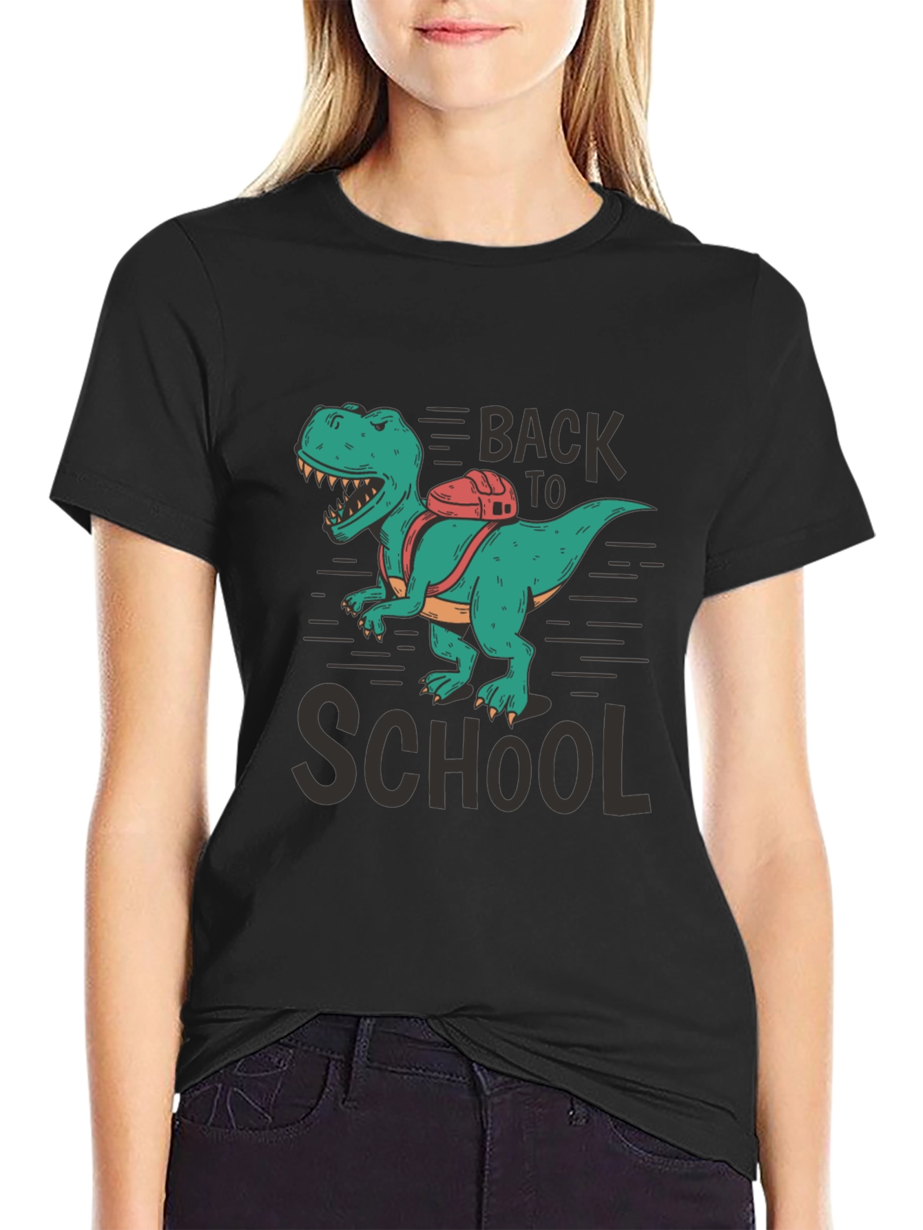 Dino Back to School T-Shirt - Fun Graphic Tee