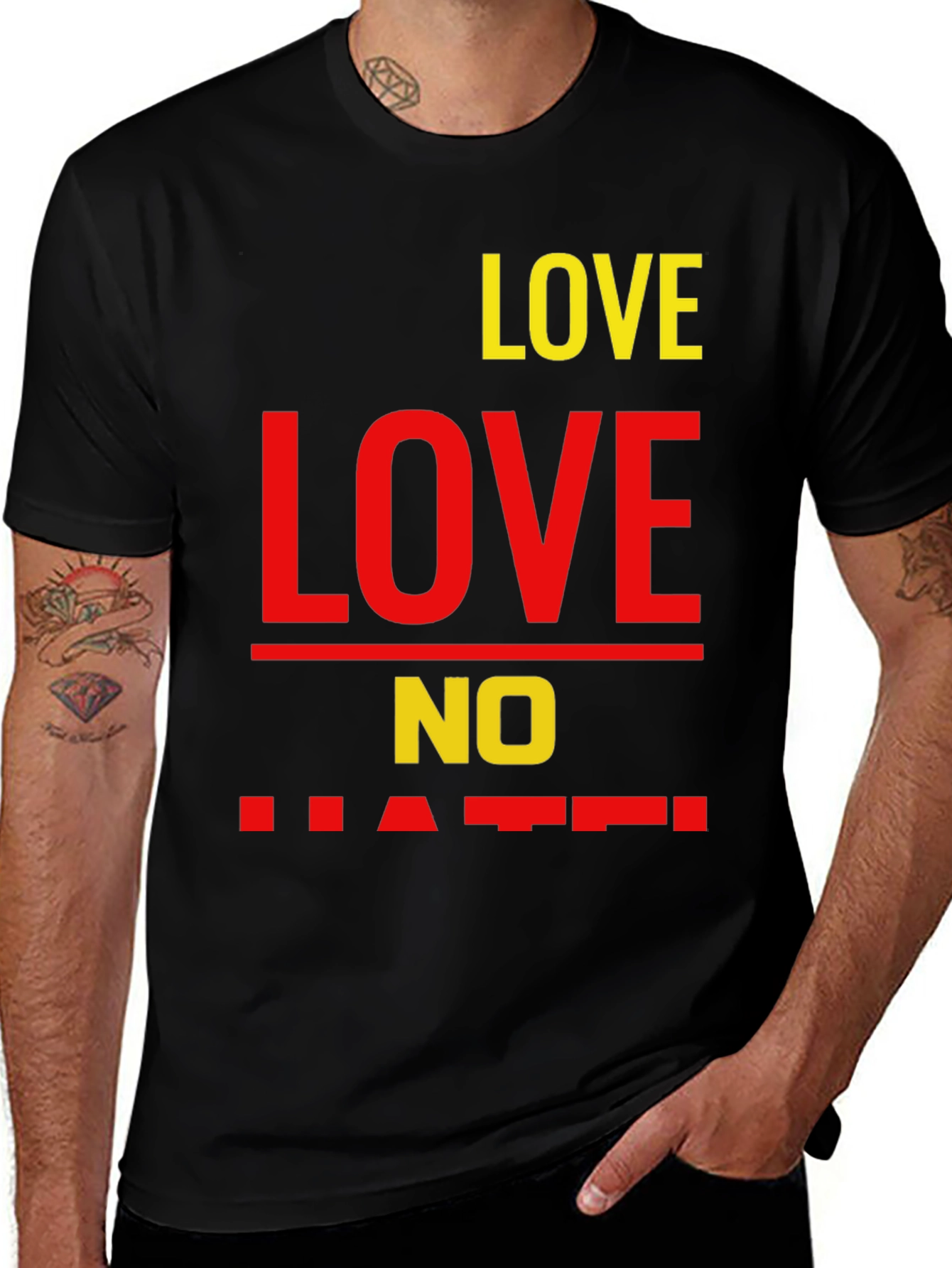 Love No Hate Graphic T-Shirt