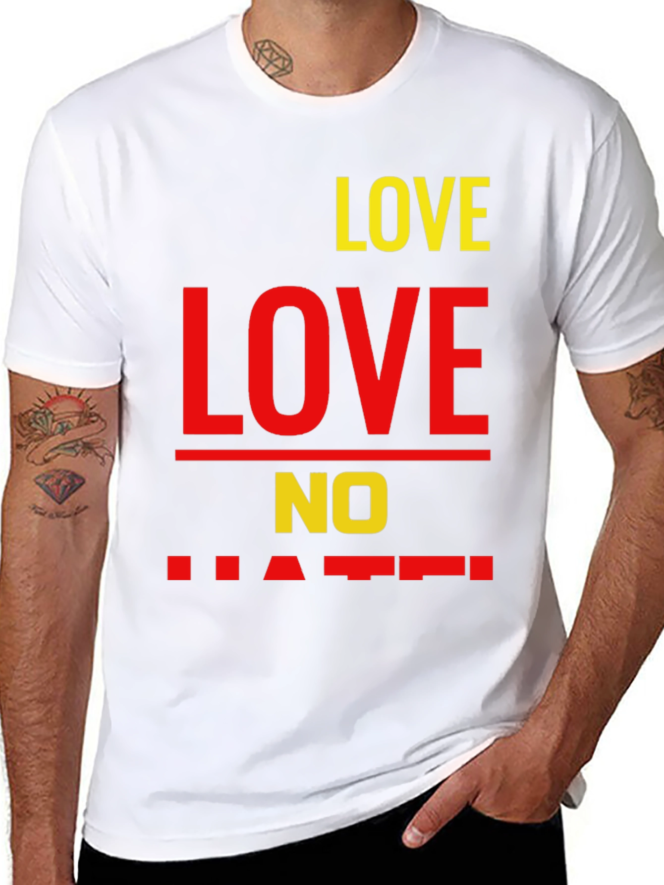 Love No Hate Graphic T-Shirt