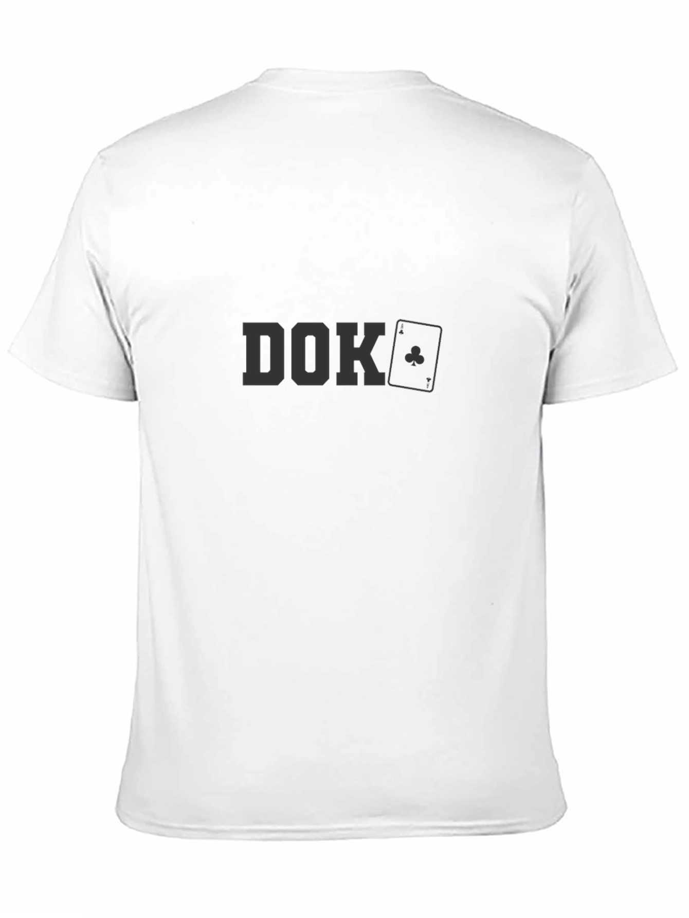 DOK Club Card Graphic Tee - Unisex Black Shirt