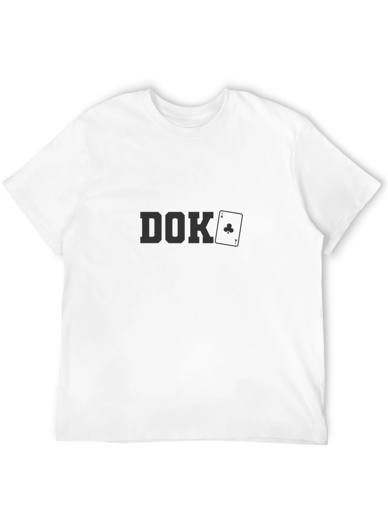 DOK Club Card Graphic Tee - Unisex Black Shirt