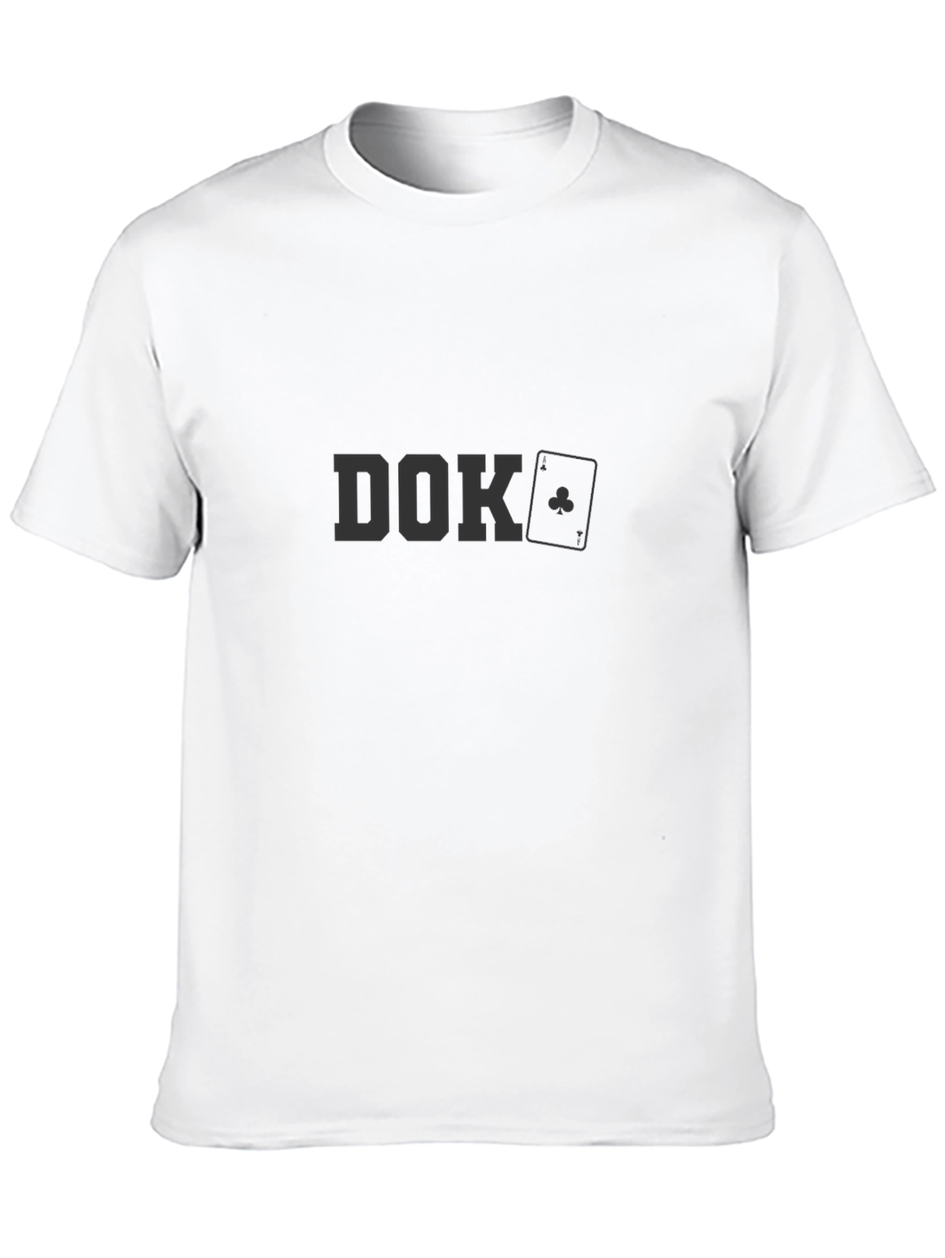 DOK Club Card Graphic Tee - Unisex Black Shirt
