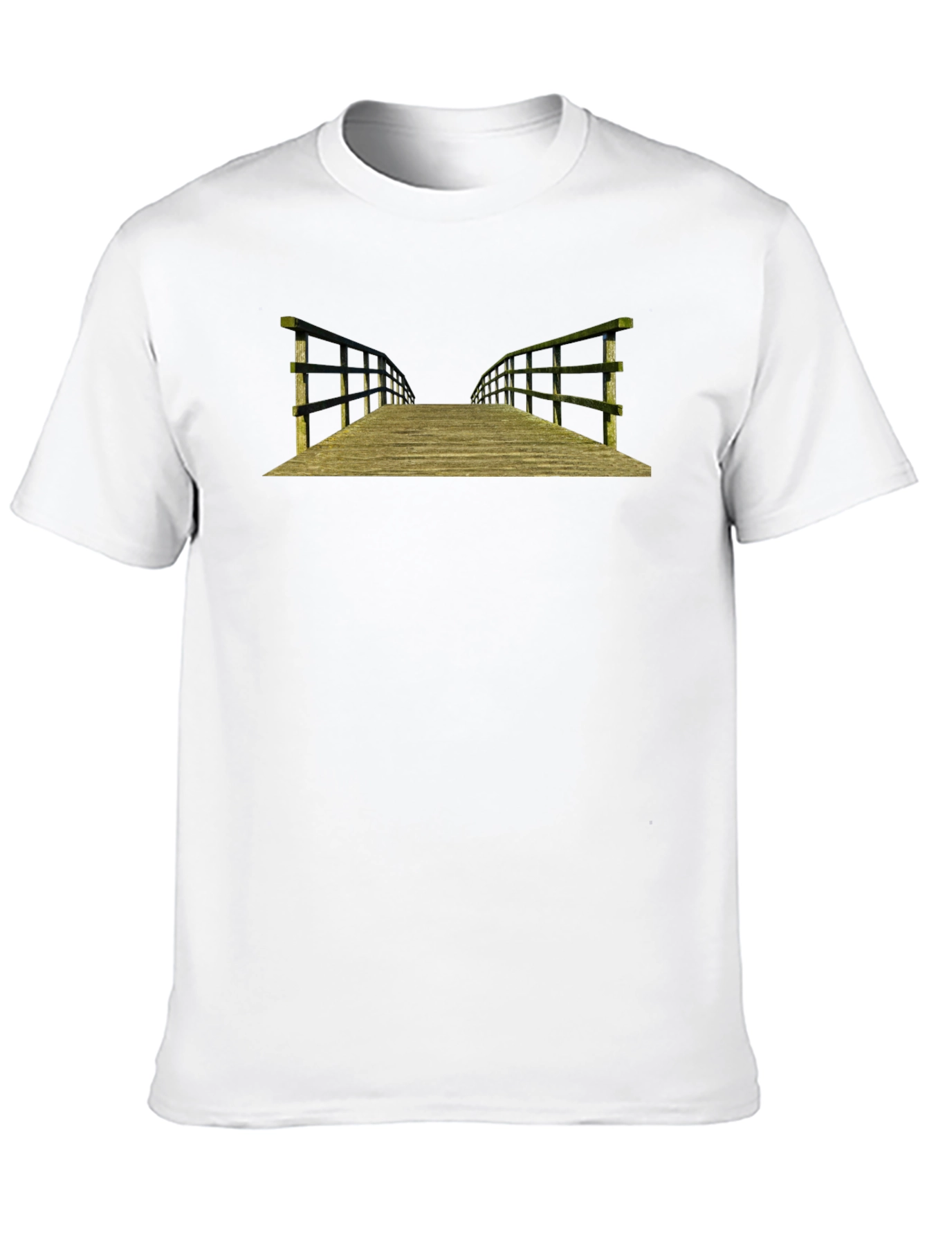 Bridge Graphic T-Shirt - Black Cotton Tee