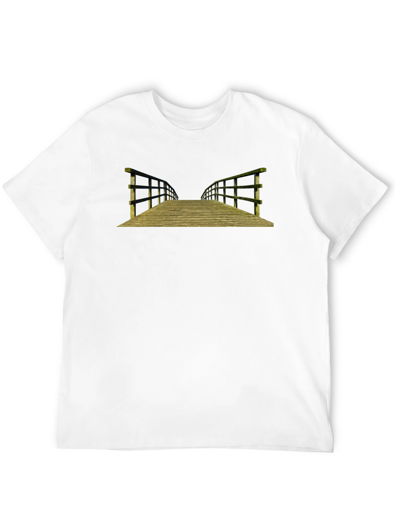 Bridge Graphic T-Shirt - Black Cotton Tee
