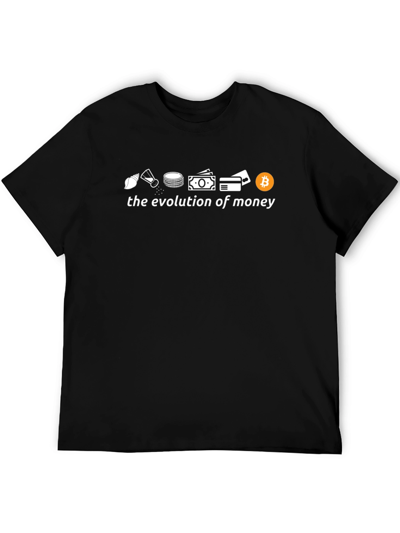 Evolution of Money Graphic T-Shirt - Bitcoin