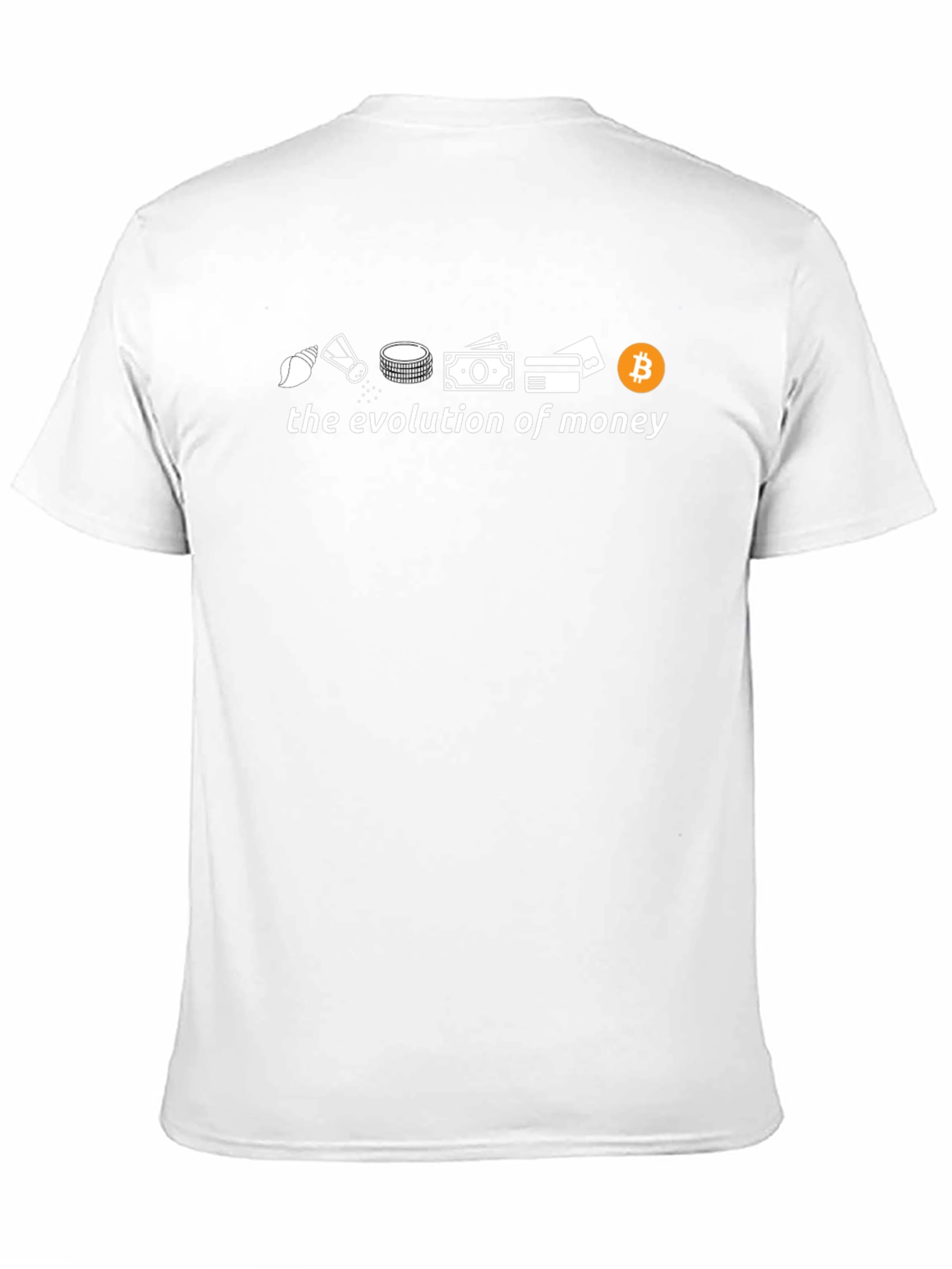 Evolution of Money Graphic T-Shirt - Bitcoin