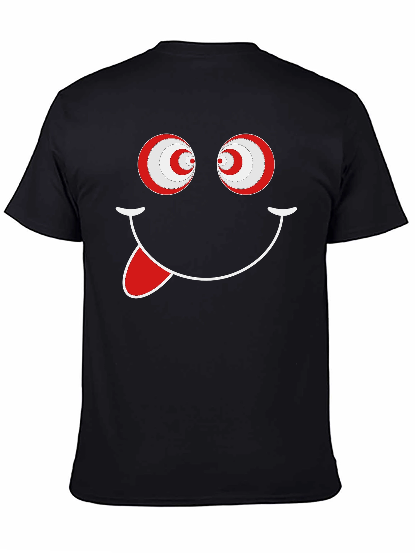 Crazy Eyes Smiley Face T-Shirt