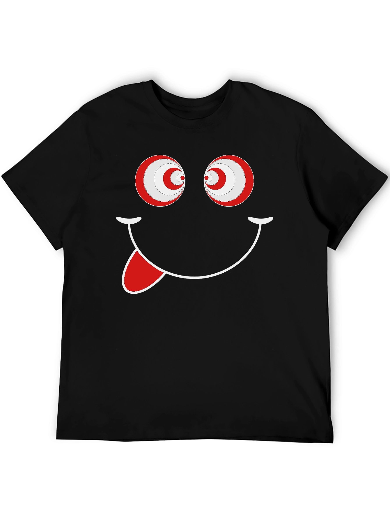 Crazy Eyes Smiley Face T-Shirt