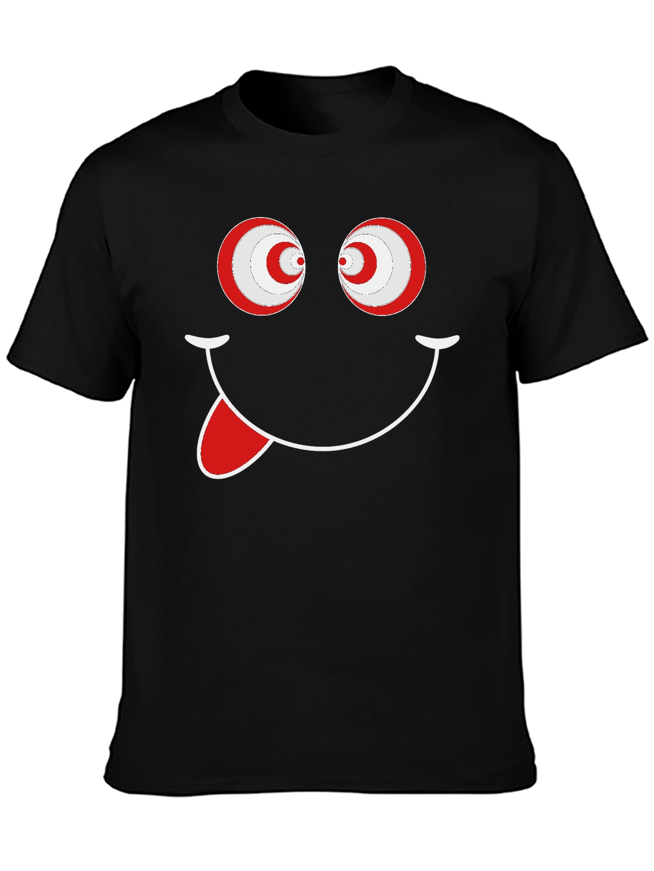 Crazy Eyes Smiley Face T-Shirt