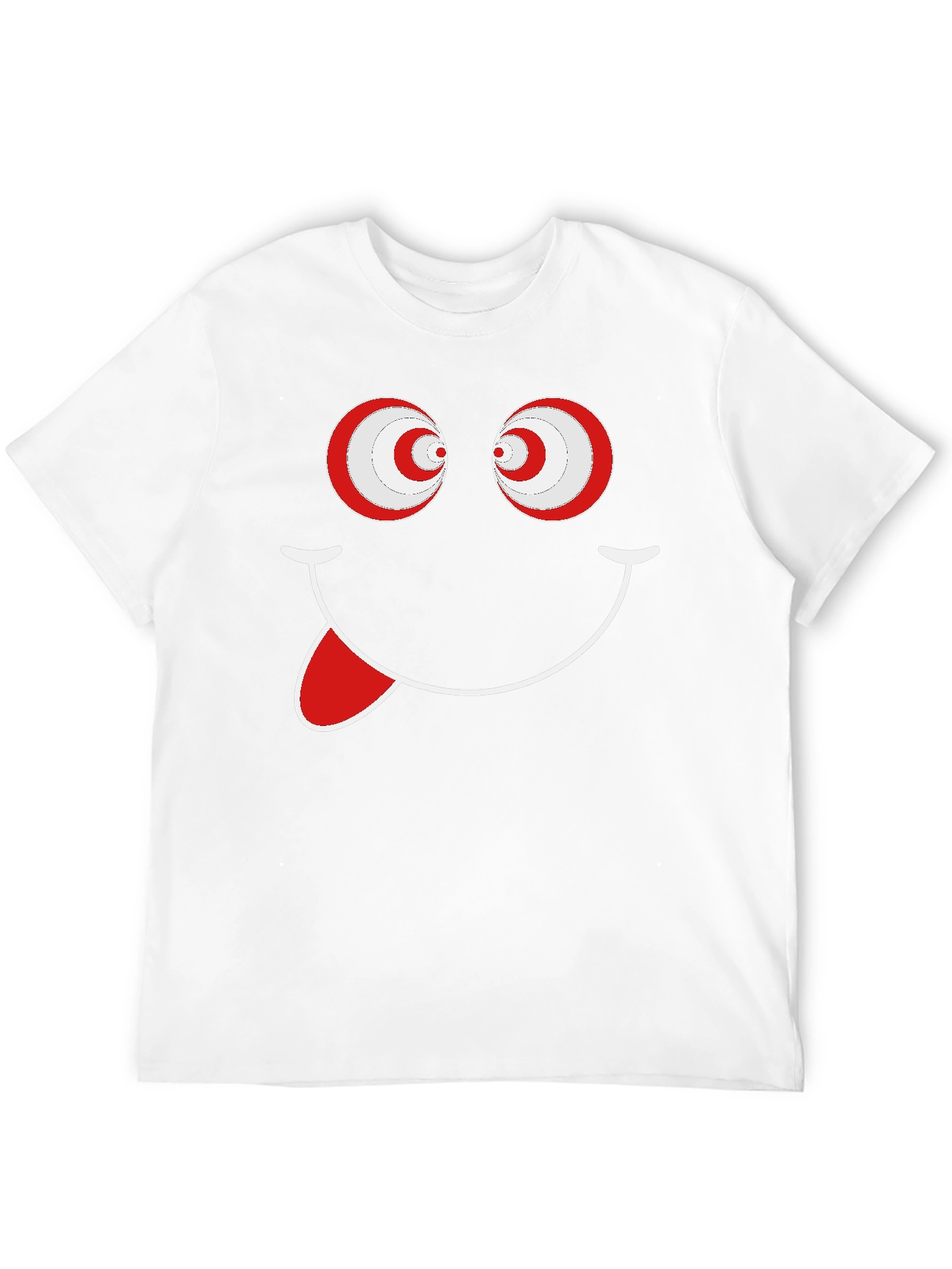 Crazy Eyes Smiley Face T-Shirt