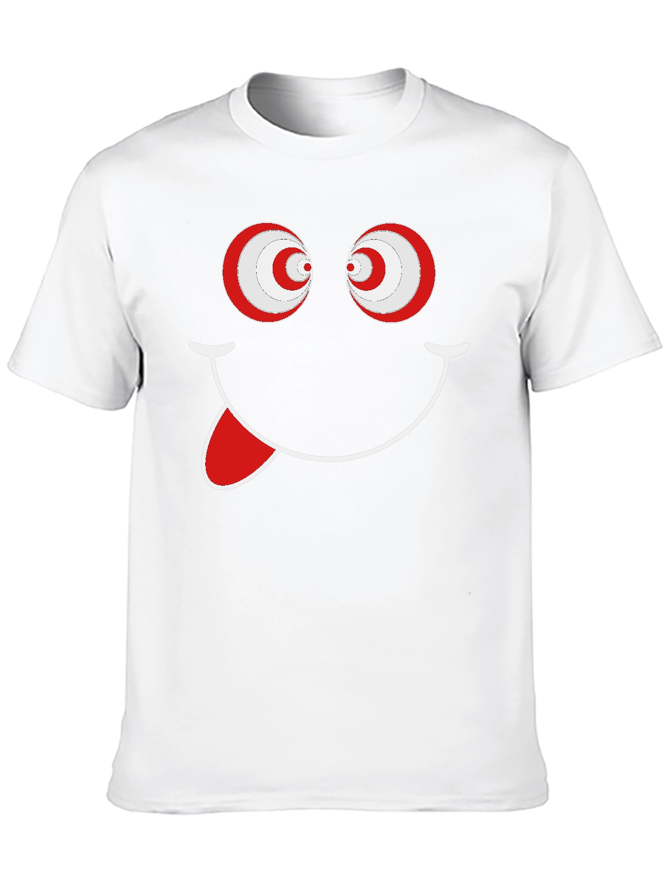 Crazy Eyes Smiley Face T-Shirt