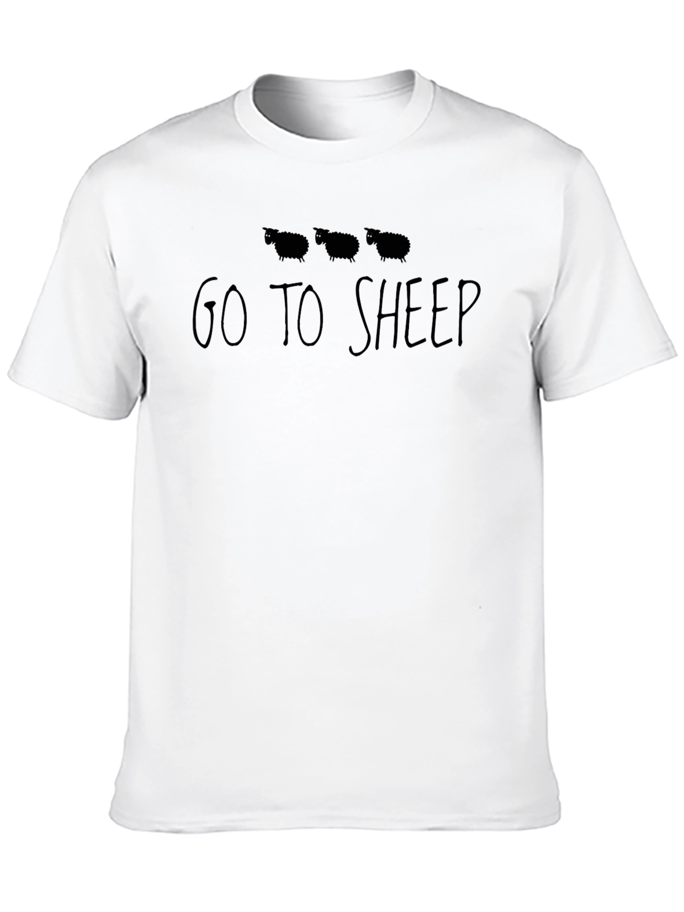 Go to Sheep Graphic Tee Black
