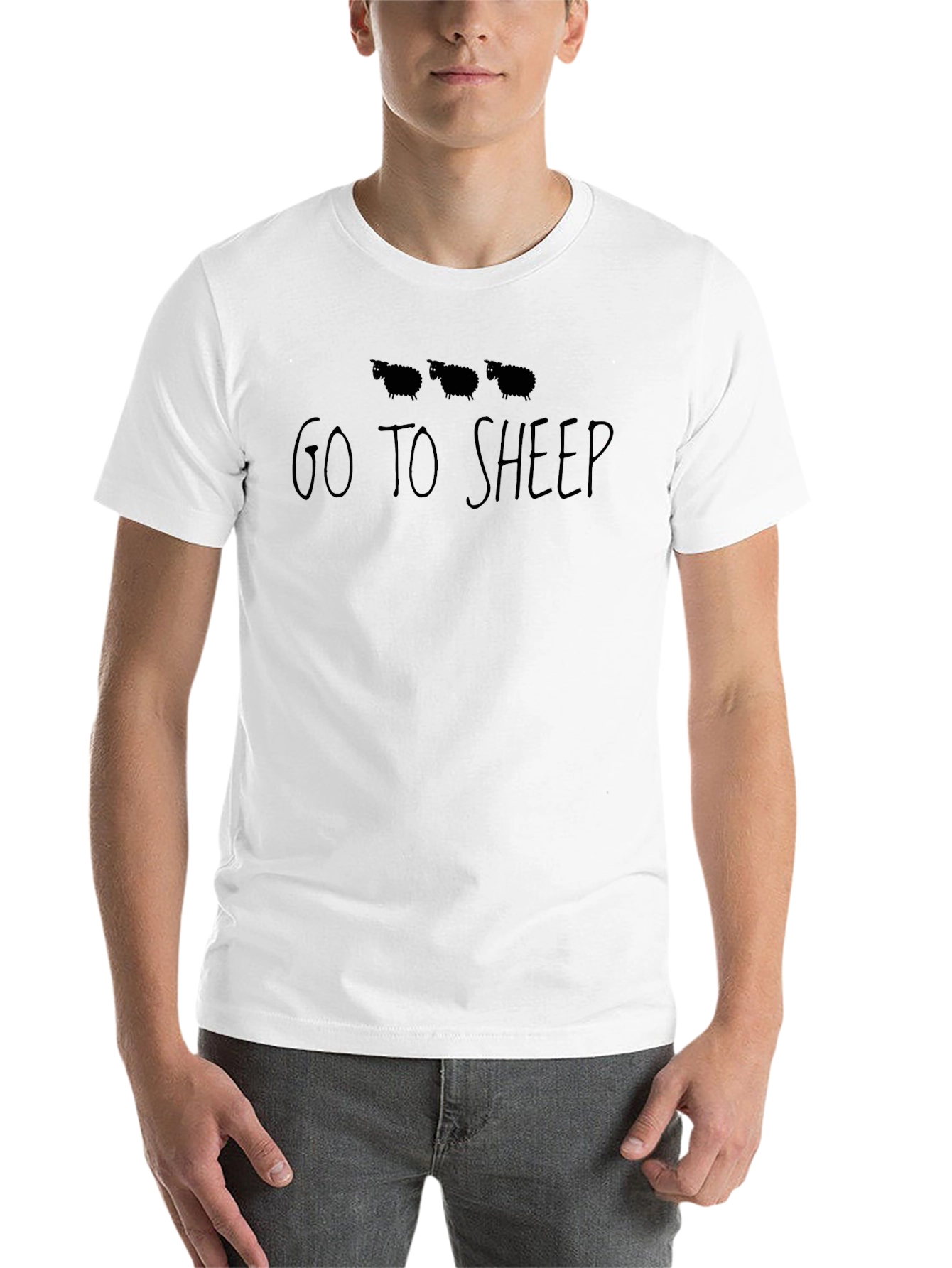 Go to Sheep Graphic Tee Black