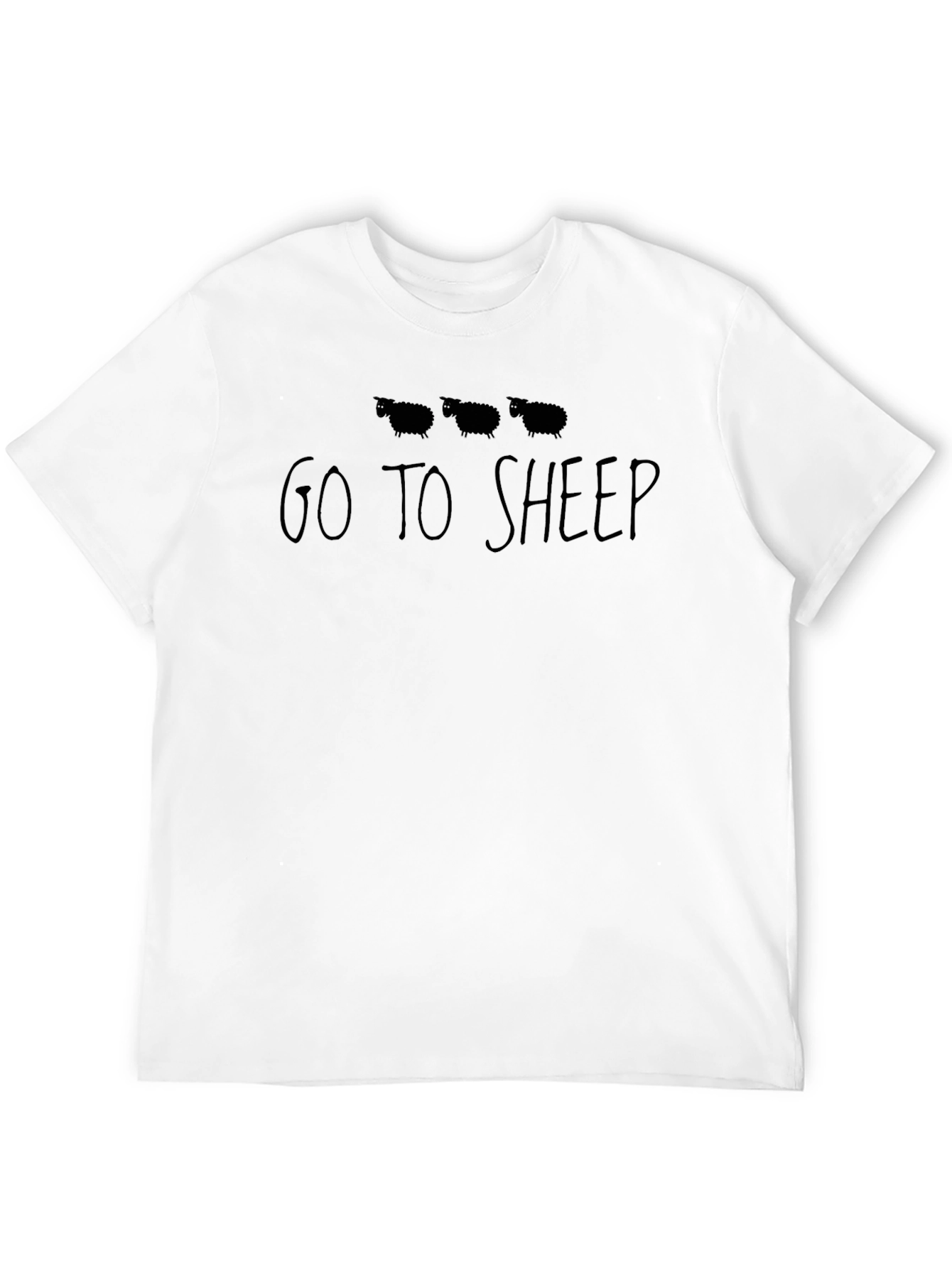Go to Sheep Graphic Tee Black