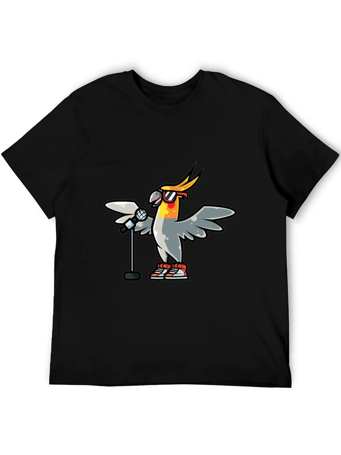 Cool Cockatiel Singer T-Shirt
