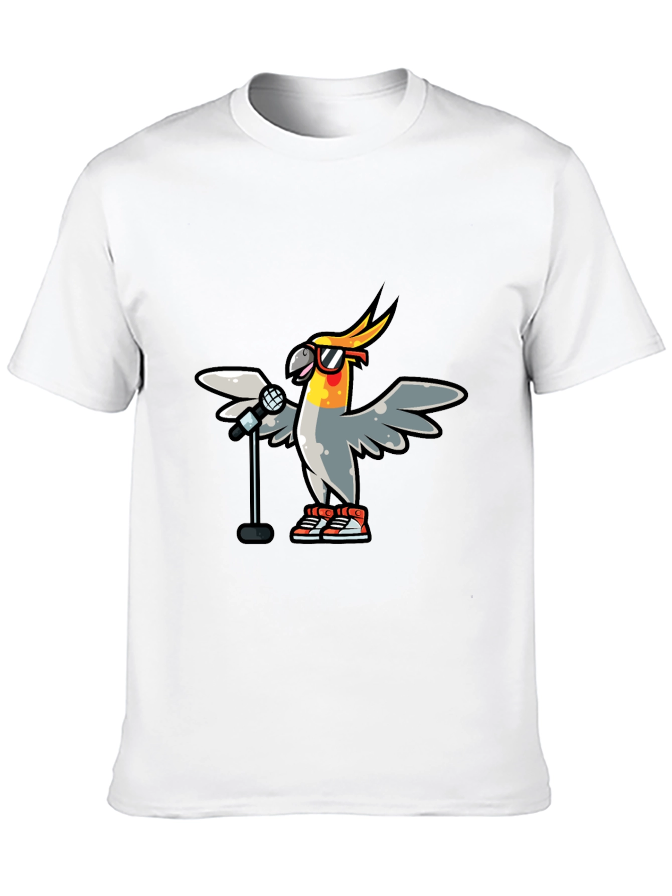 Cool Cockatiel Singer T-Shirt