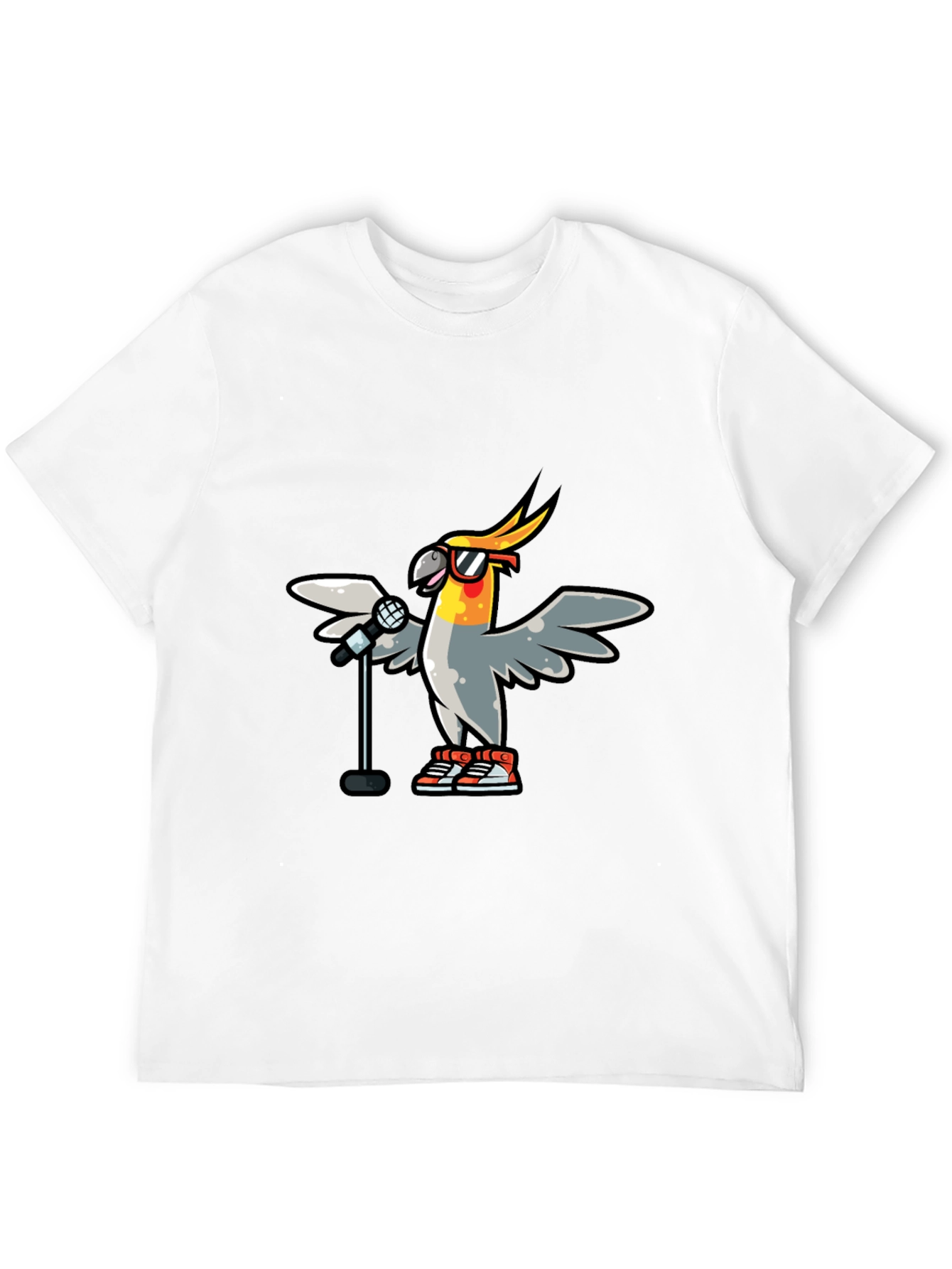 Cool Cockatiel Singer T-Shirt