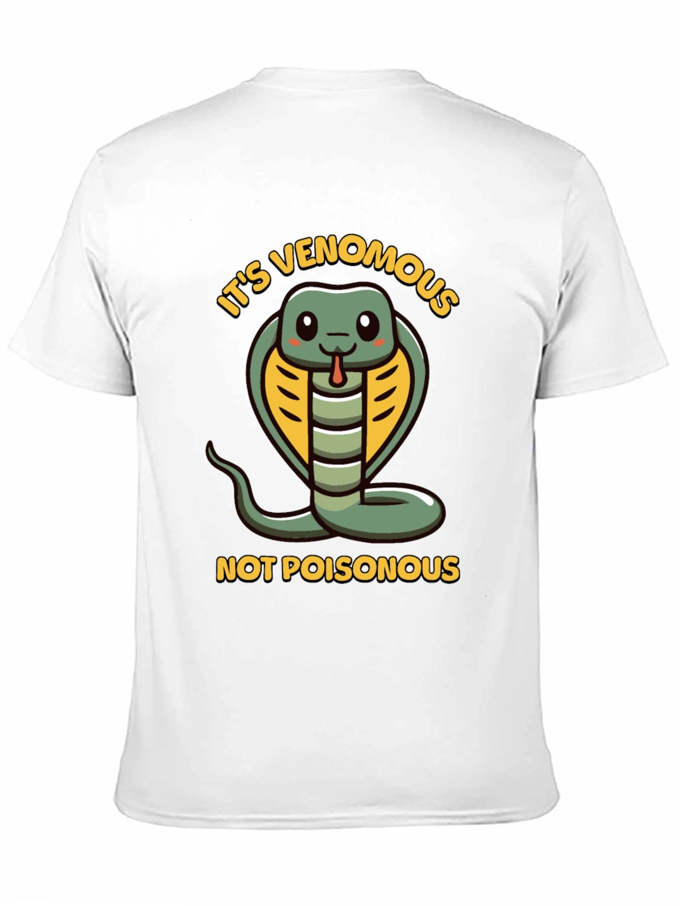 Funny Snake T-Shirt - Venomous Not Poisonous