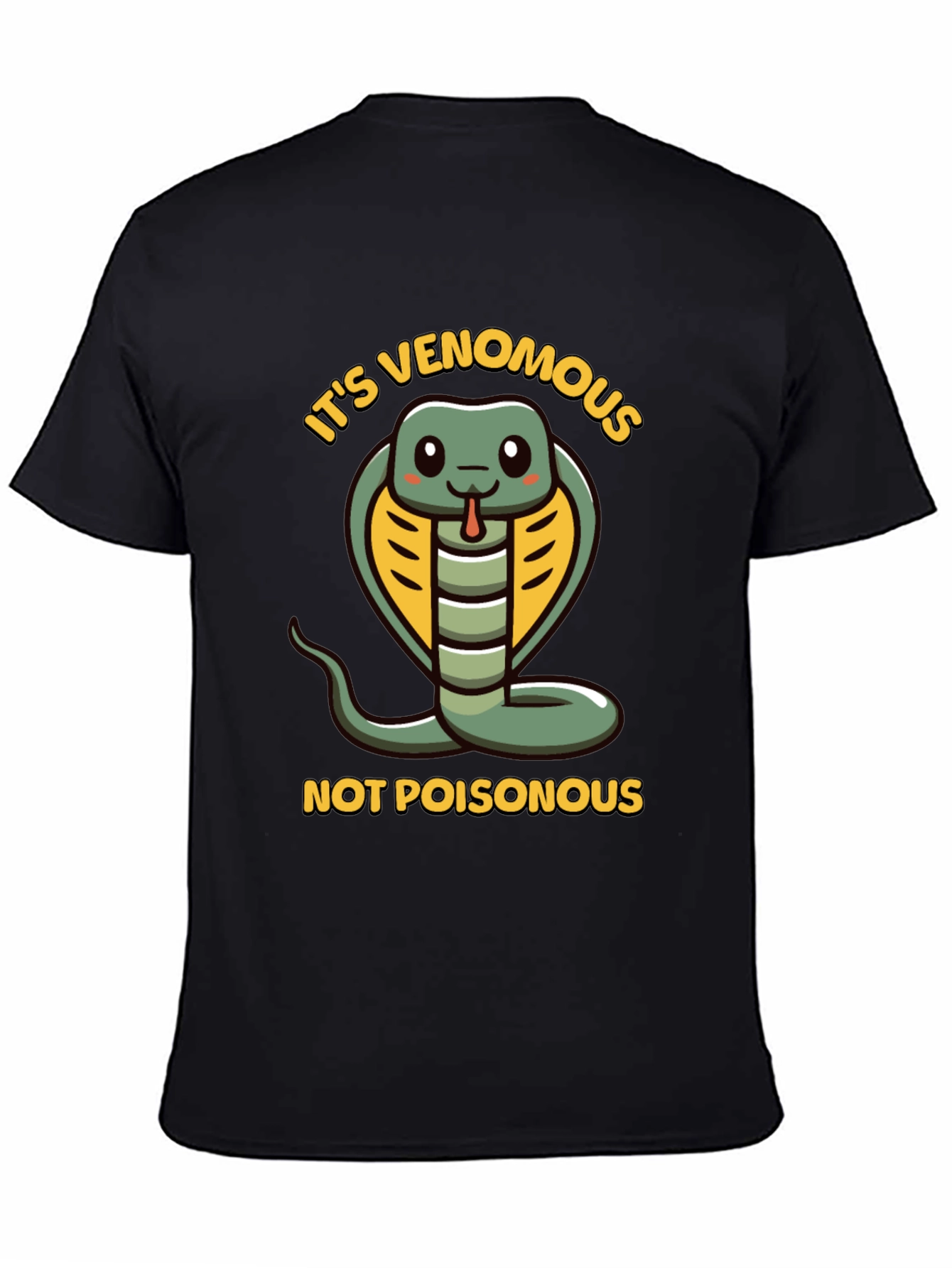 Funny Snake T-Shirt - Venomous Not Poisonous