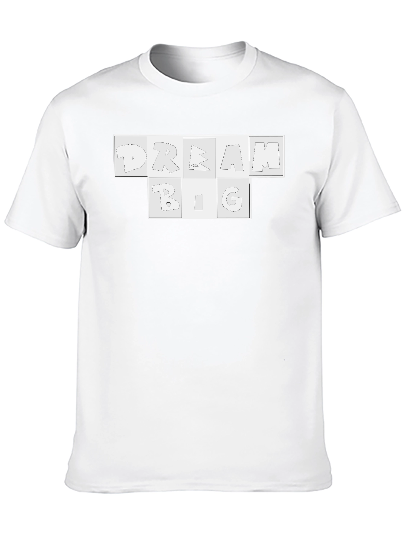 Dream Big Graphic Tee - Black Cotton Blend
