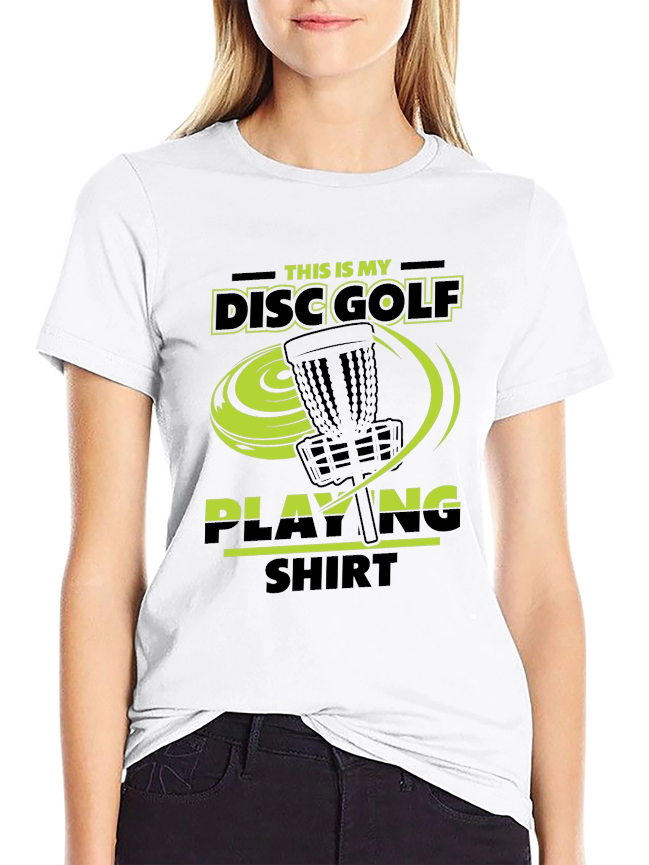Disc Golf Playing Shirt - Fun Golfer Tee