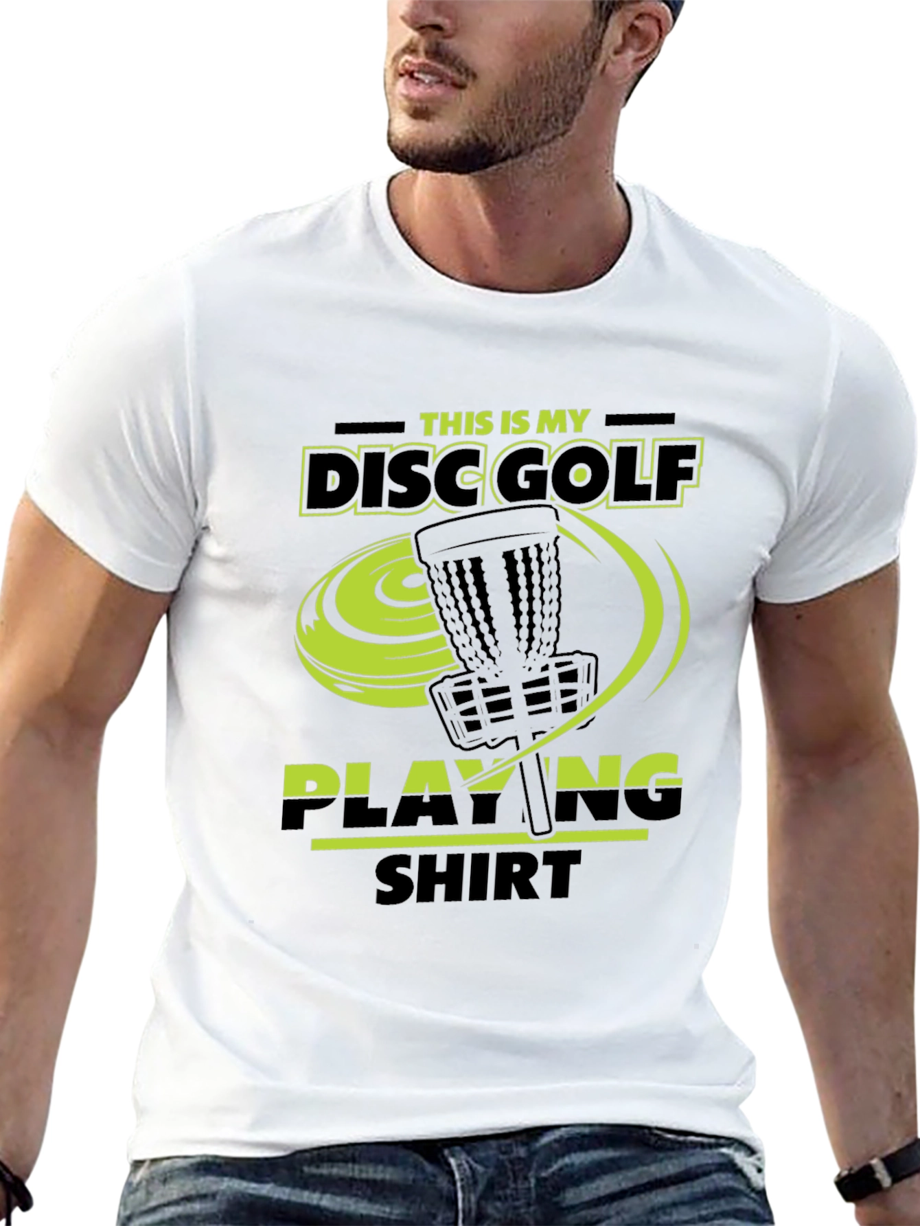 Disc Golf Playing Shirt - Fun Golfer Tee
