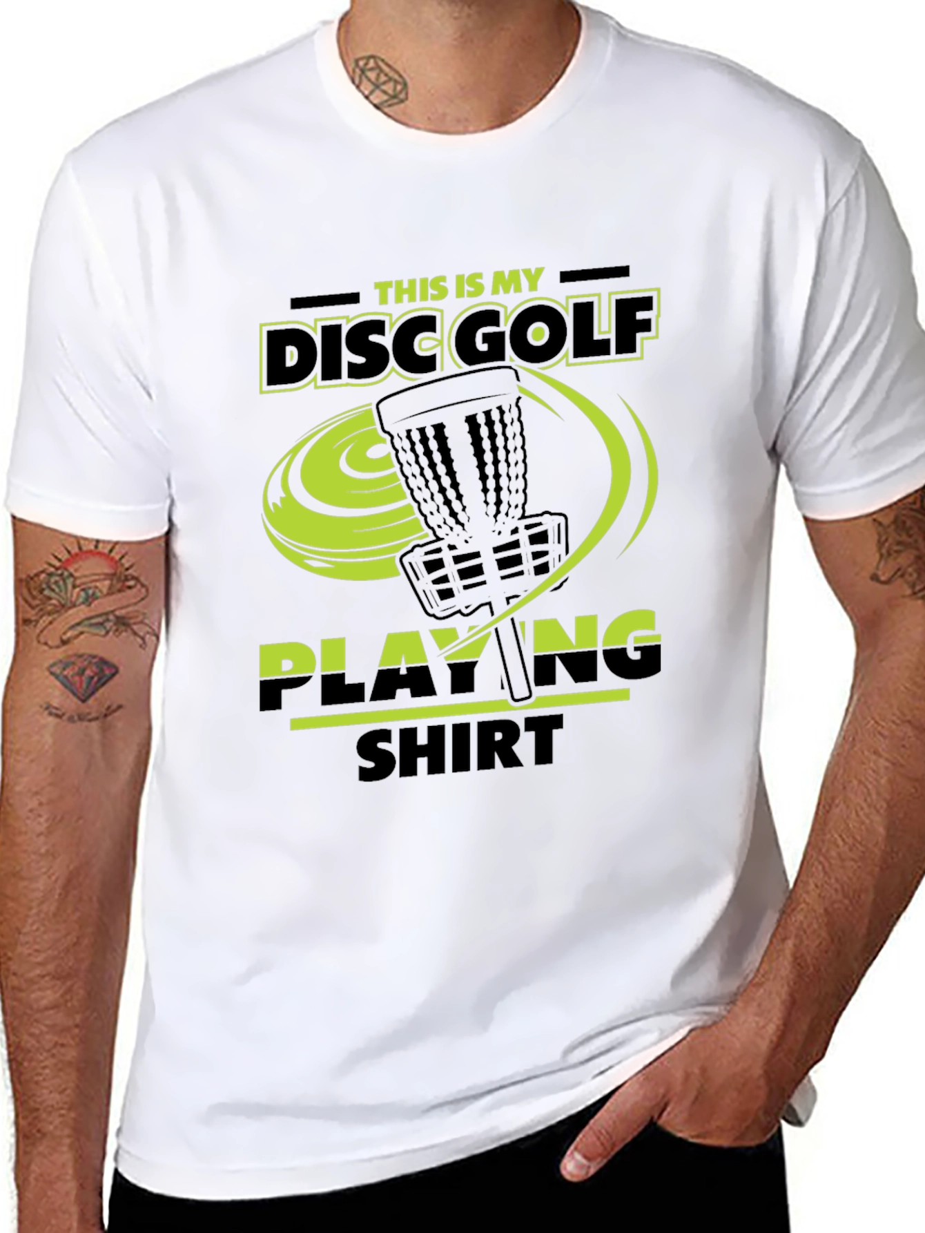 Disc Golf Playing Shirt - Fun Golfer Tee