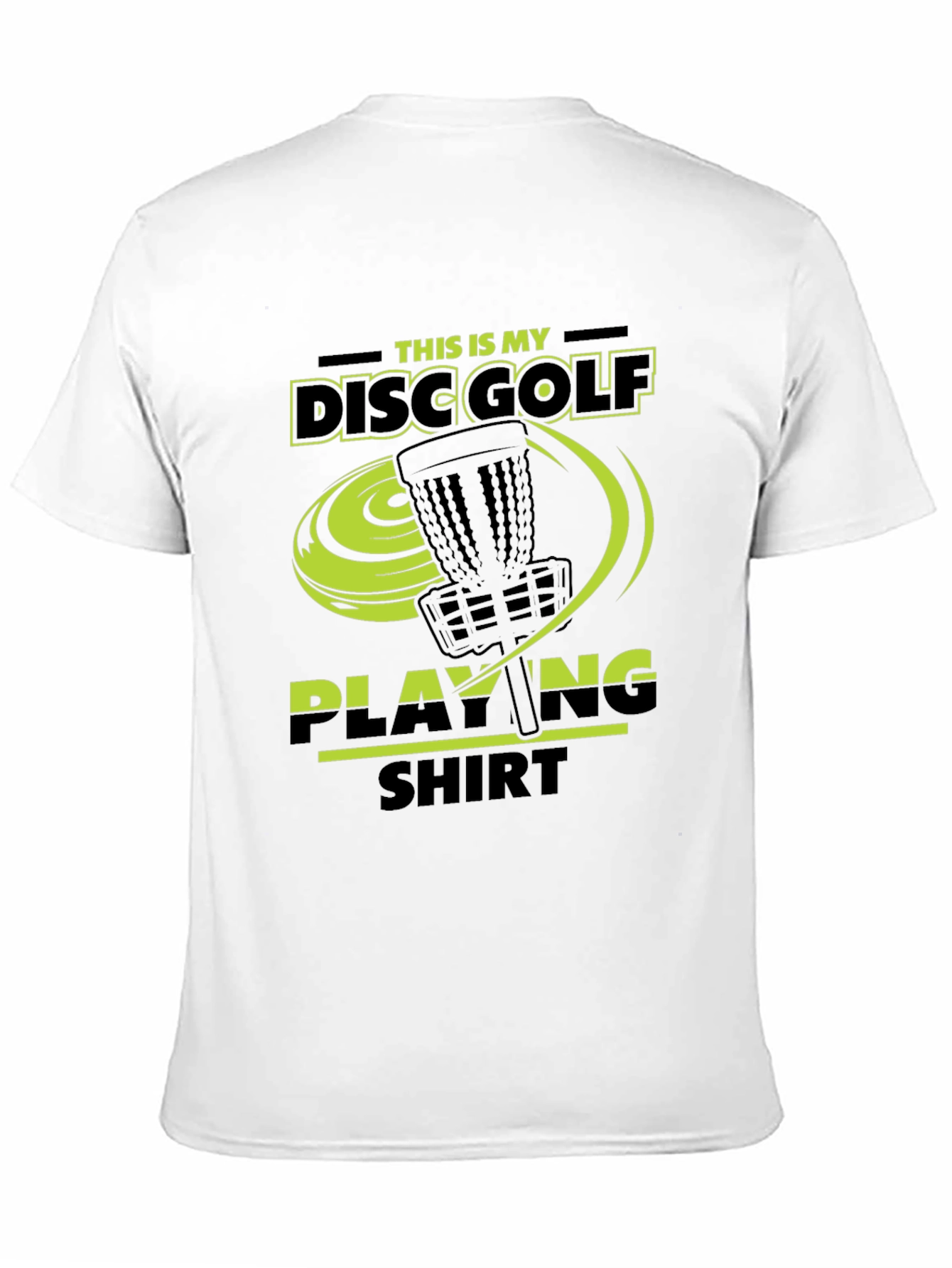 Disc Golf Playing Shirt - Fun Golfer Tee