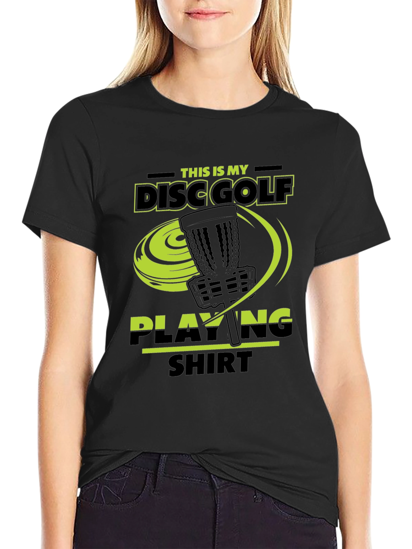 Disc Golf Playing Shirt - Fun Golfer Tee