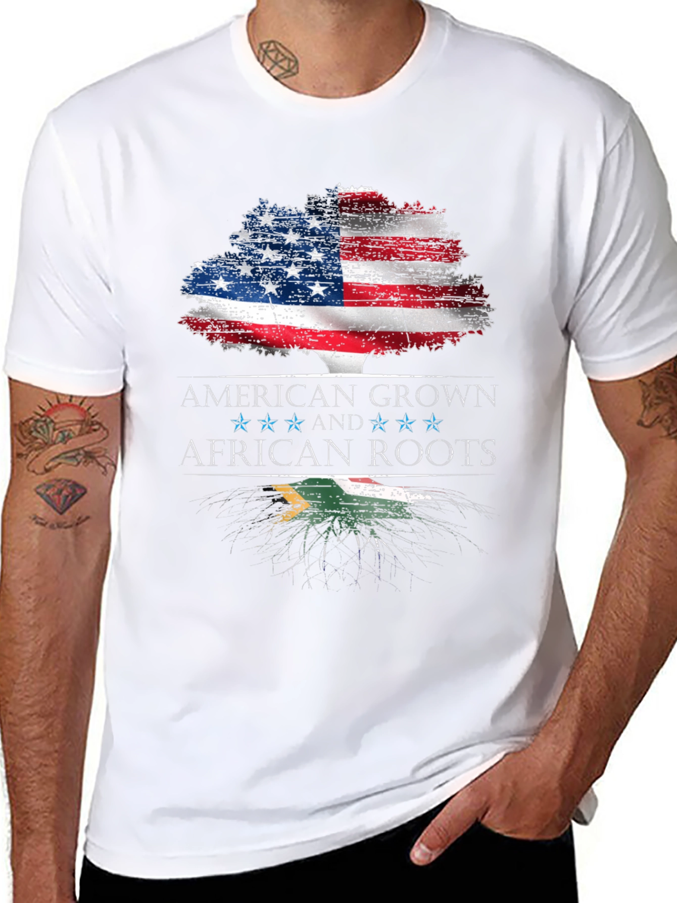 American Grown African Roots Tee
