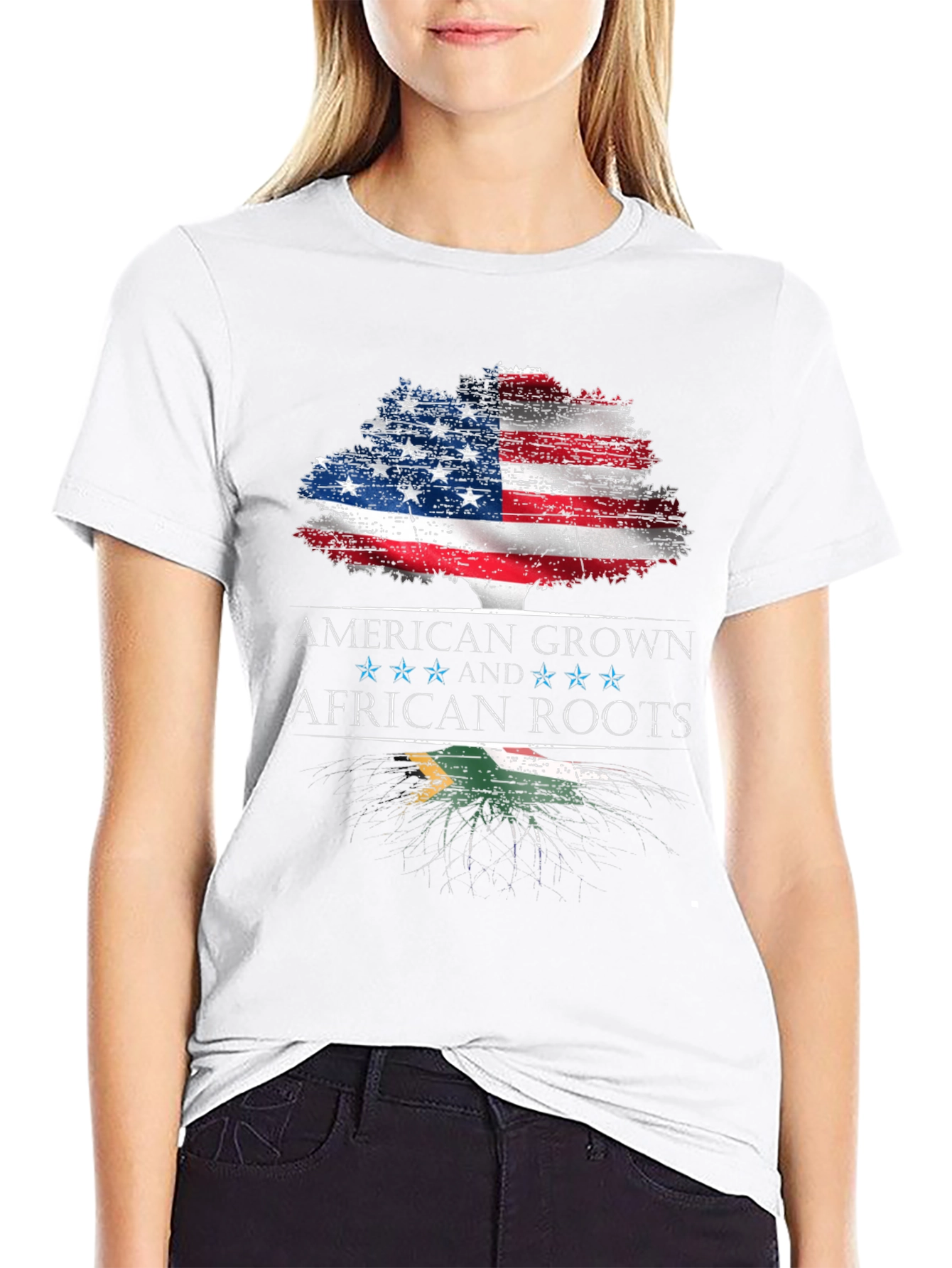 American Grown African Roots Tee