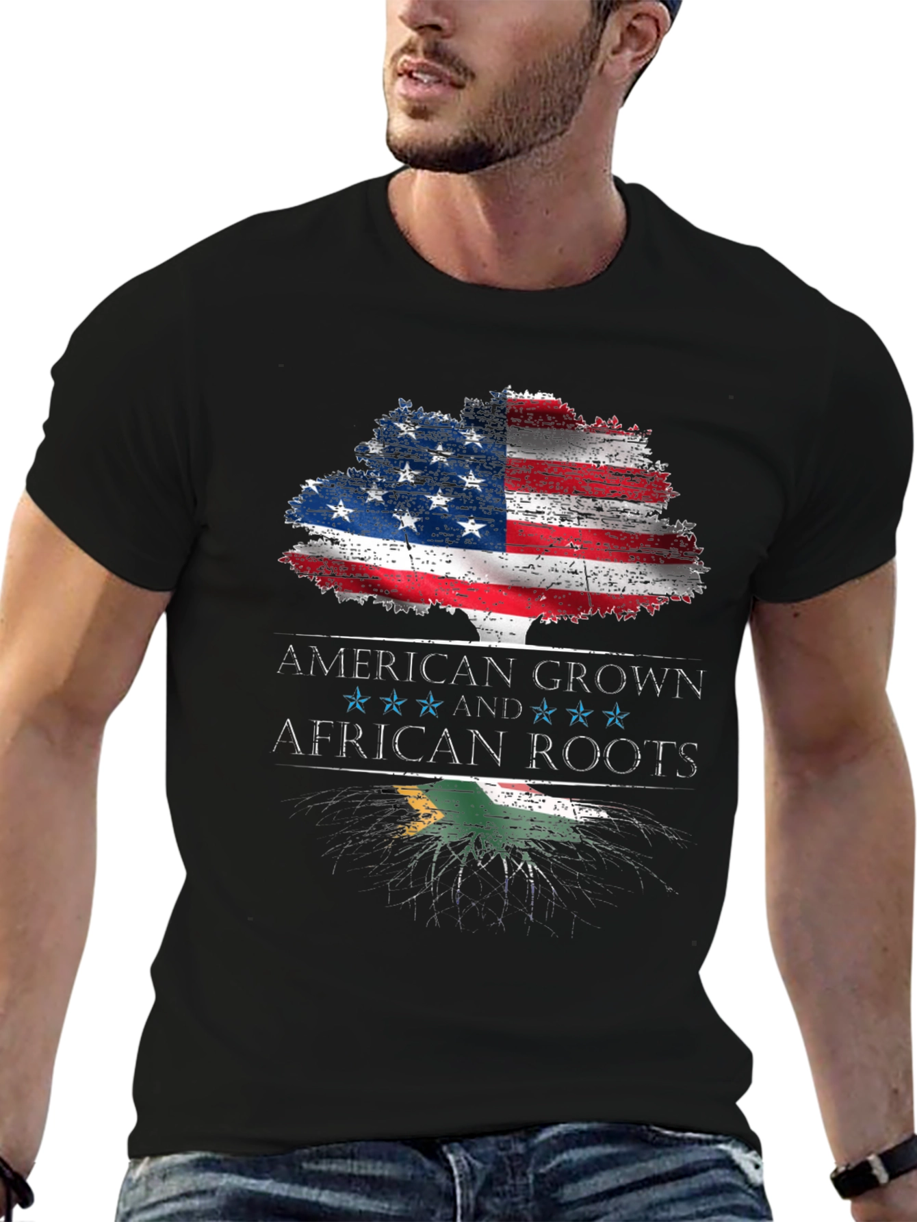 American Grown African Roots Tee