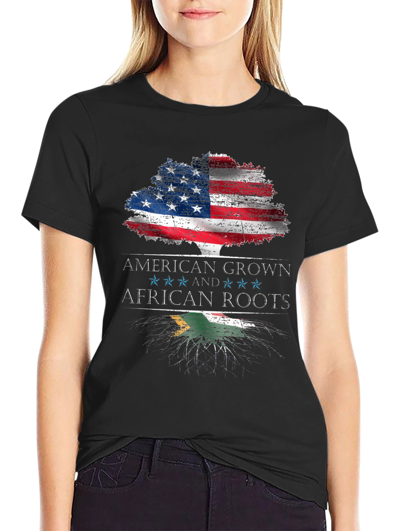 American Grown African Roots Tee