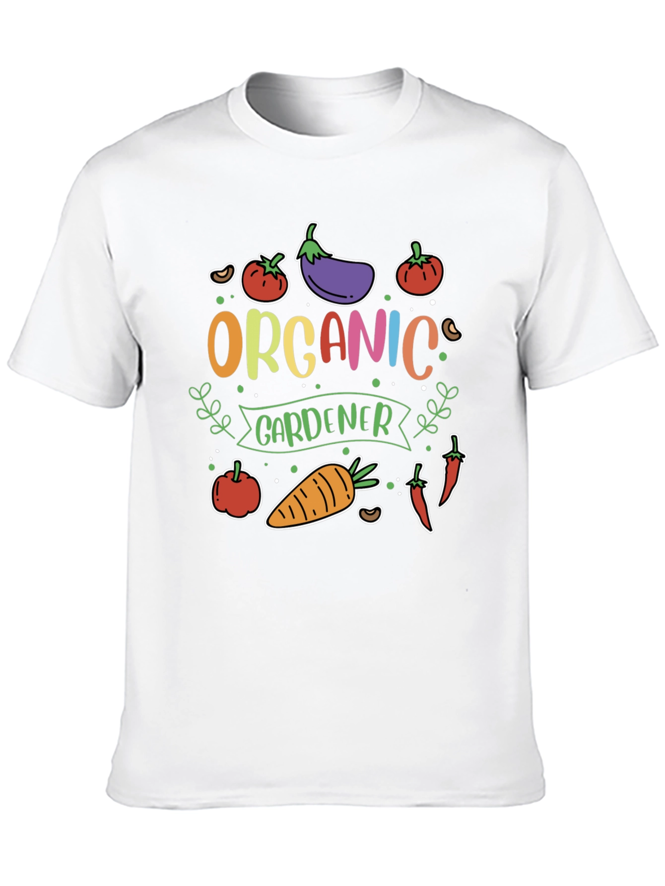 Organic Gardener T-Shirt - Vegetable Garden Tee