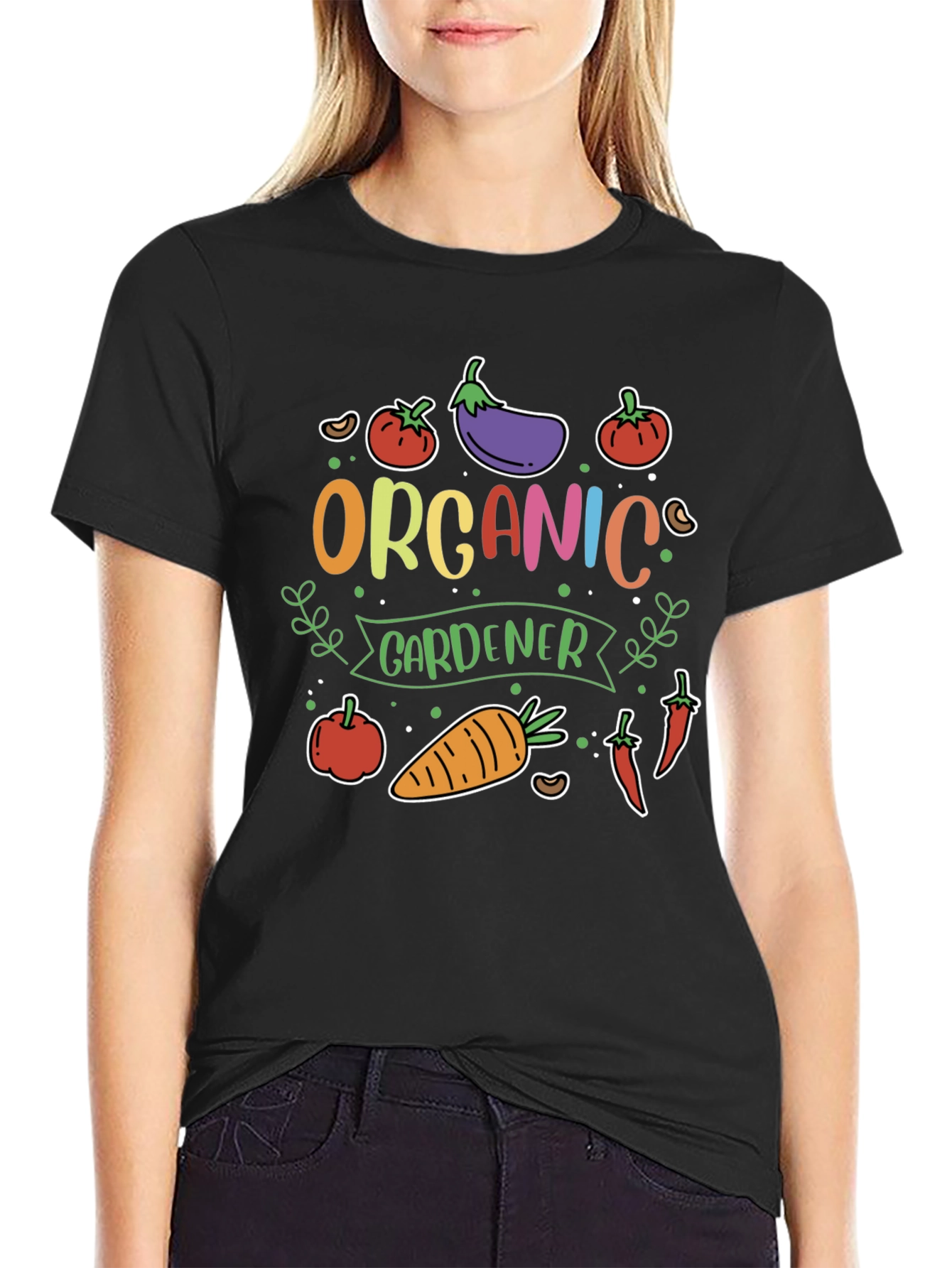 Organic Gardener T-Shirt - Vegetable Garden Tee