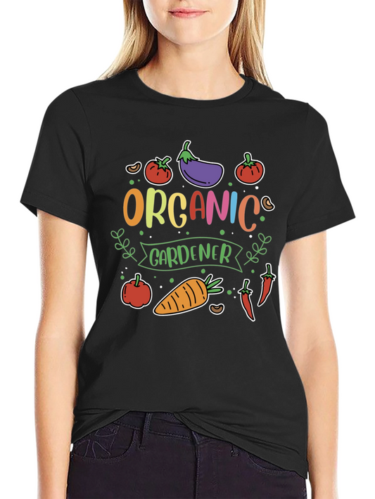 Organic Gardener T-Shirt - Vegetable Garden Tee