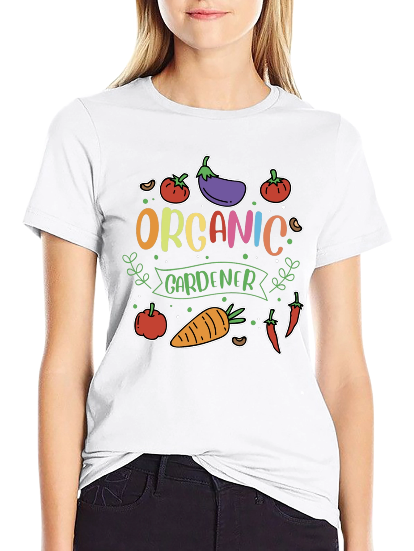 Organic Gardener T-Shirt - Vegetable Garden Tee