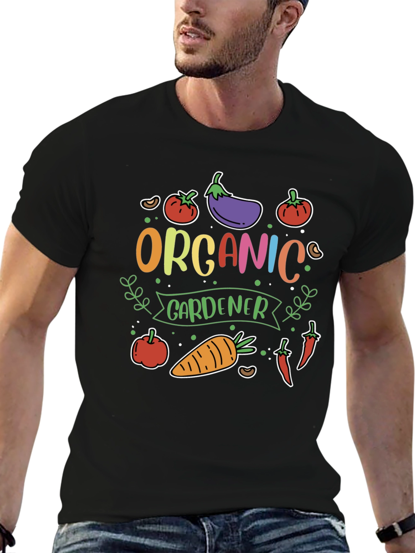 Organic Gardener T-Shirt - Vegetable Garden Tee
