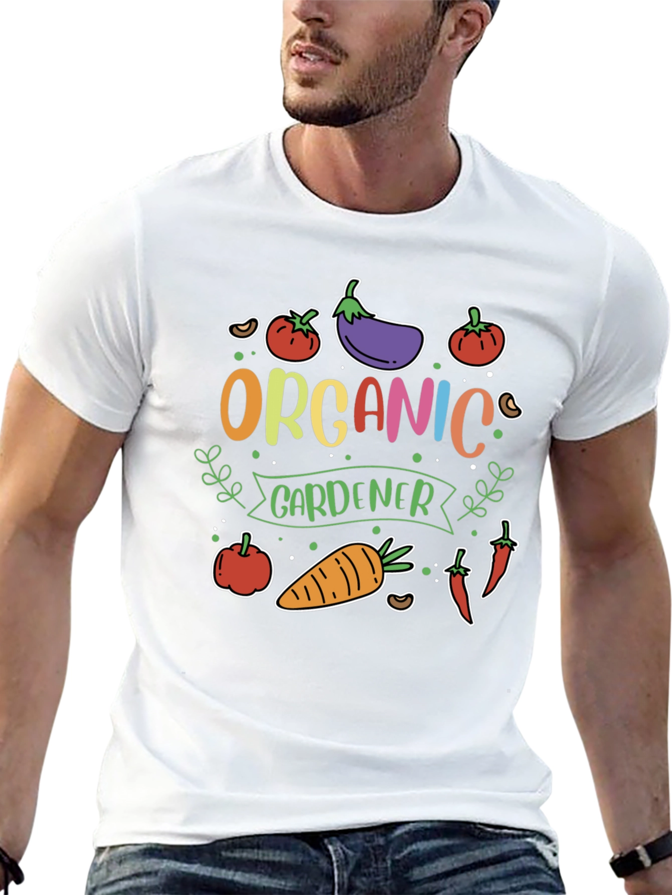 Organic Gardener T-Shirt - Vegetable Garden Tee