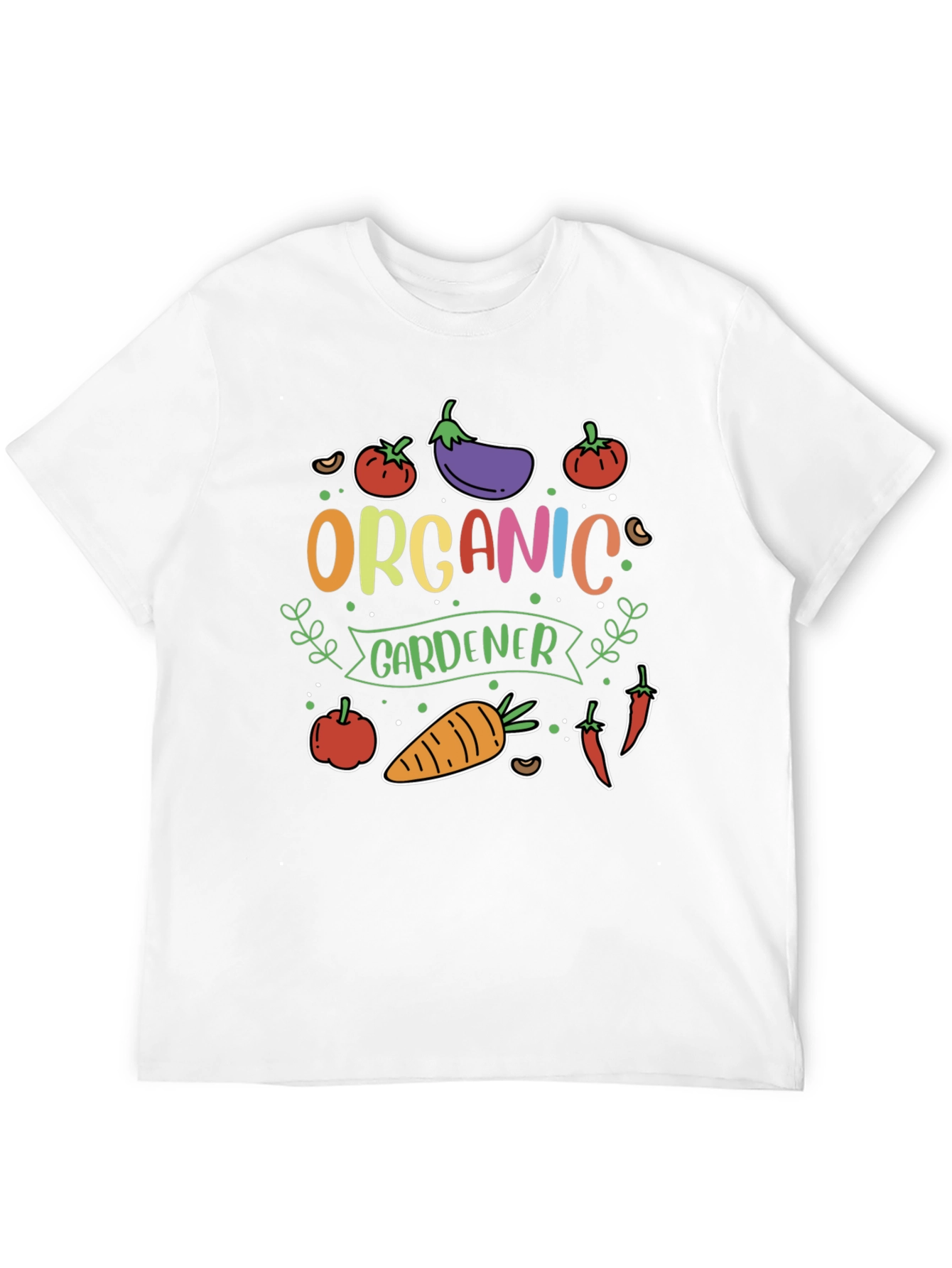 Organic Gardener T-Shirt - Vegetable Garden Tee