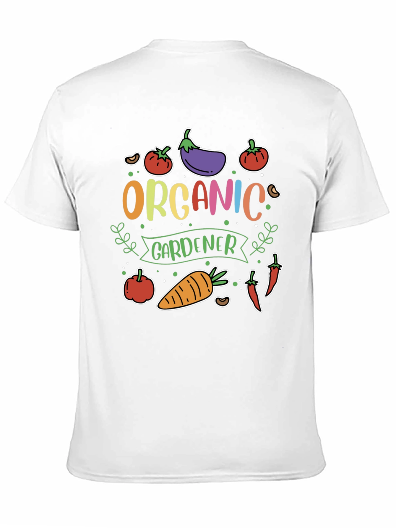 Organic Gardener T-Shirt - Vegetable Garden Tee