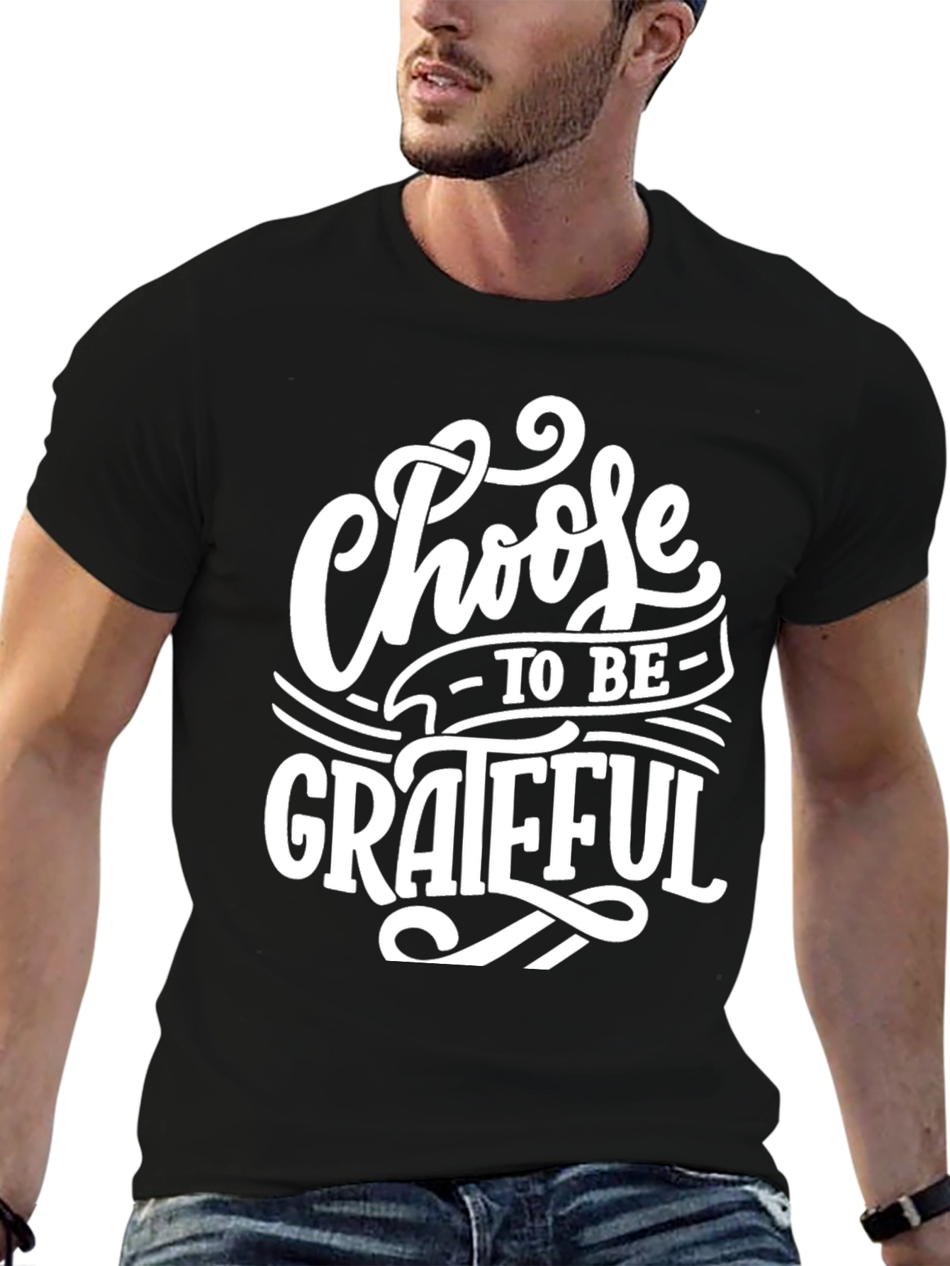 Choose to be Grateful T-Shirt - Stylish Graphic Tee
