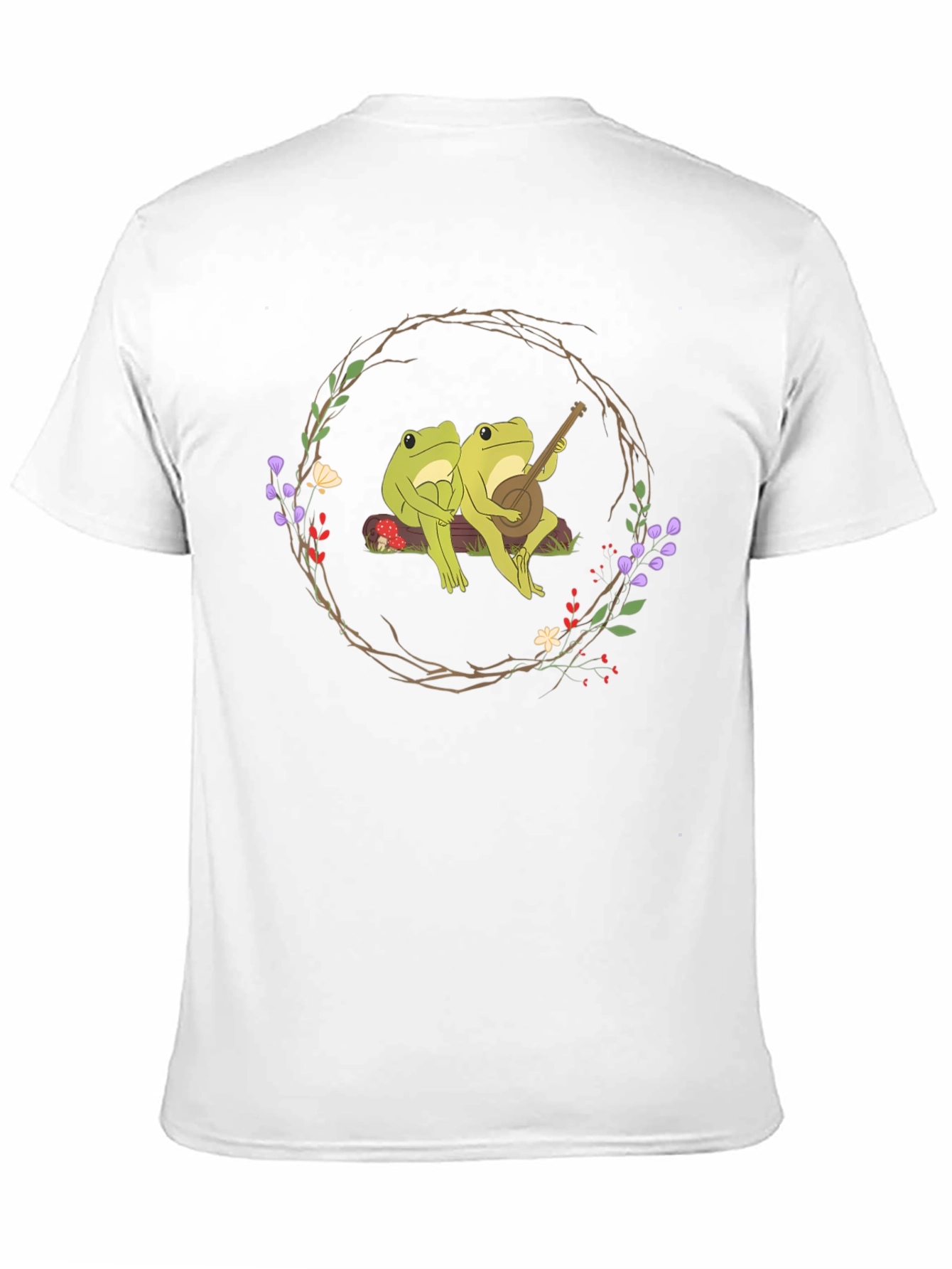 Frogs Playing Banjo Graphic Tee