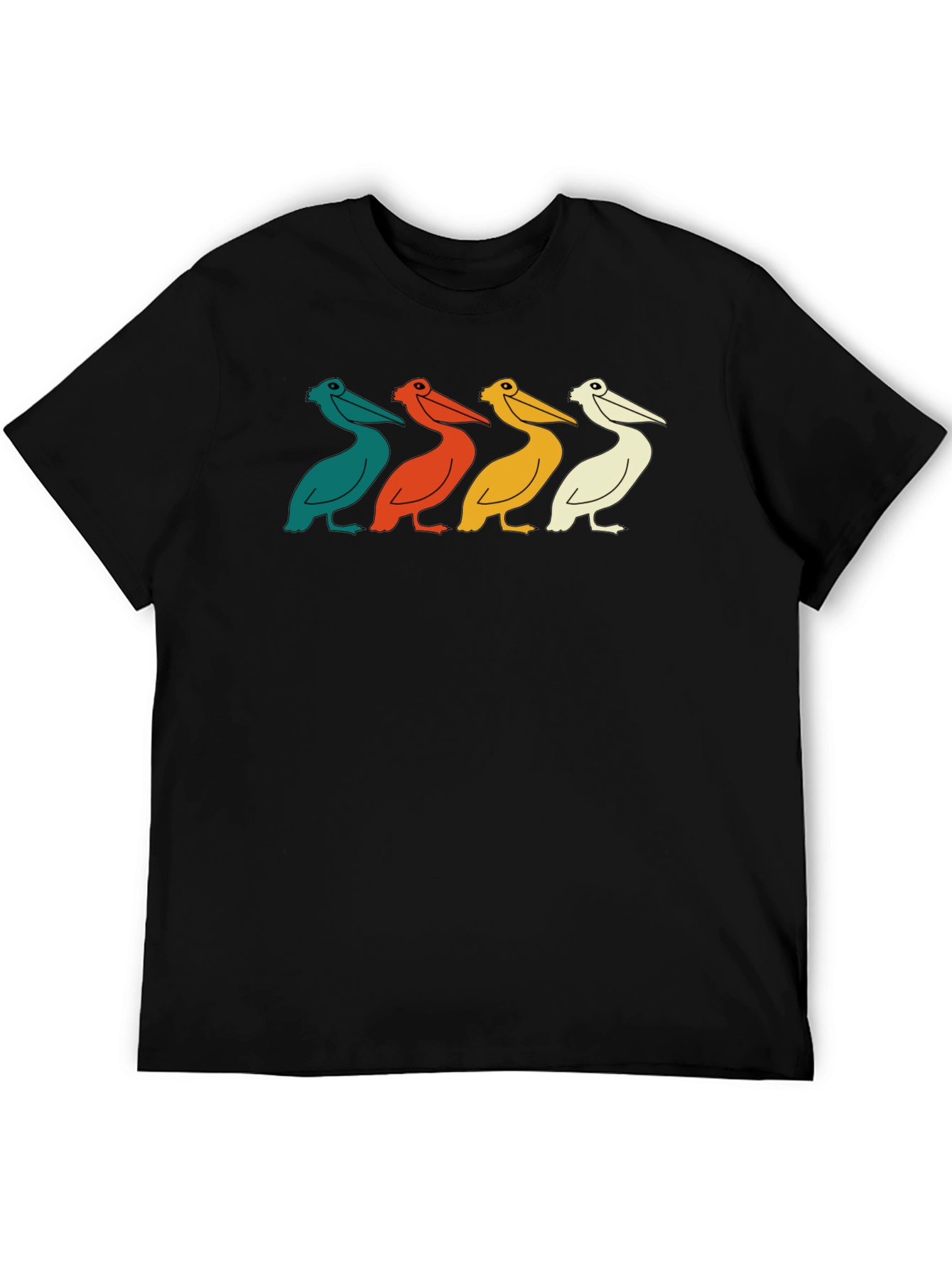 Retro Pelican Crew Neck T-Shirt