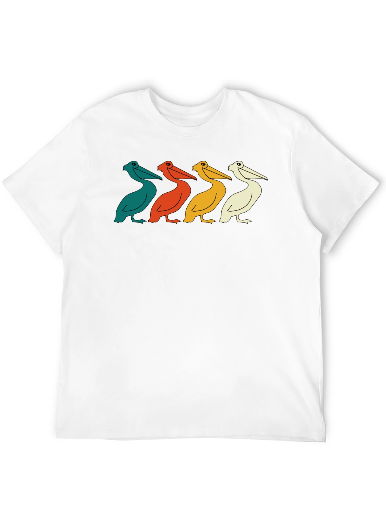 Retro Pelican Crew Neck T-Shirt